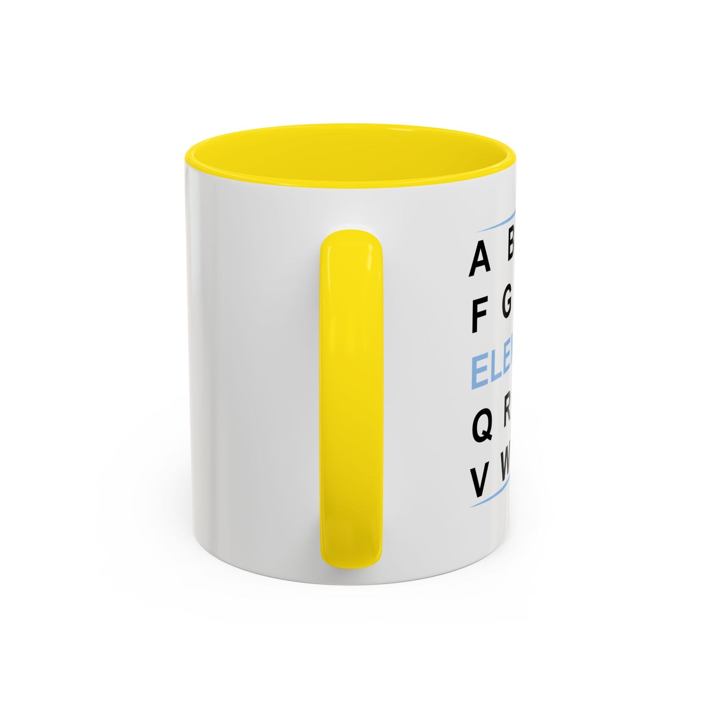 ELEMENO Accent BiColor Funny Sarcastic Mug