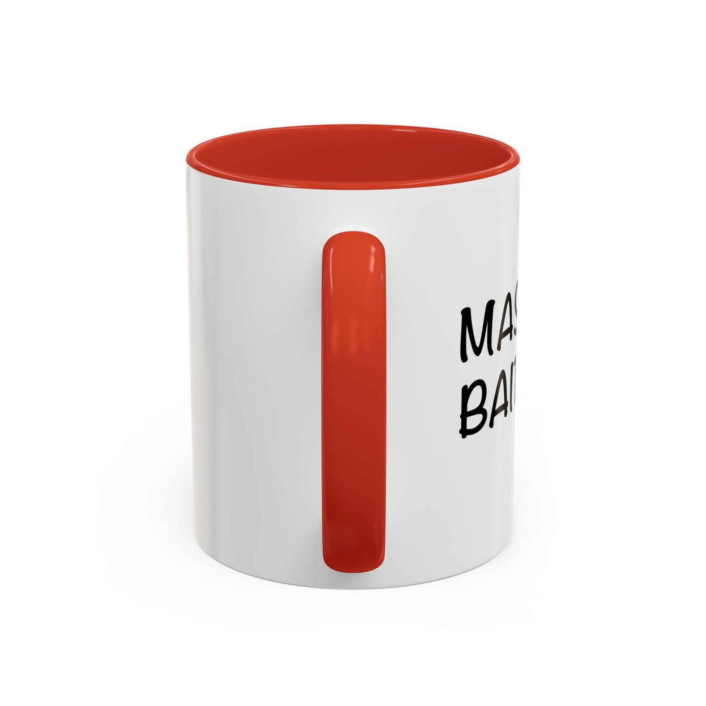 MASTER BAITER Accent BiColor Funny Sarcastic Mug