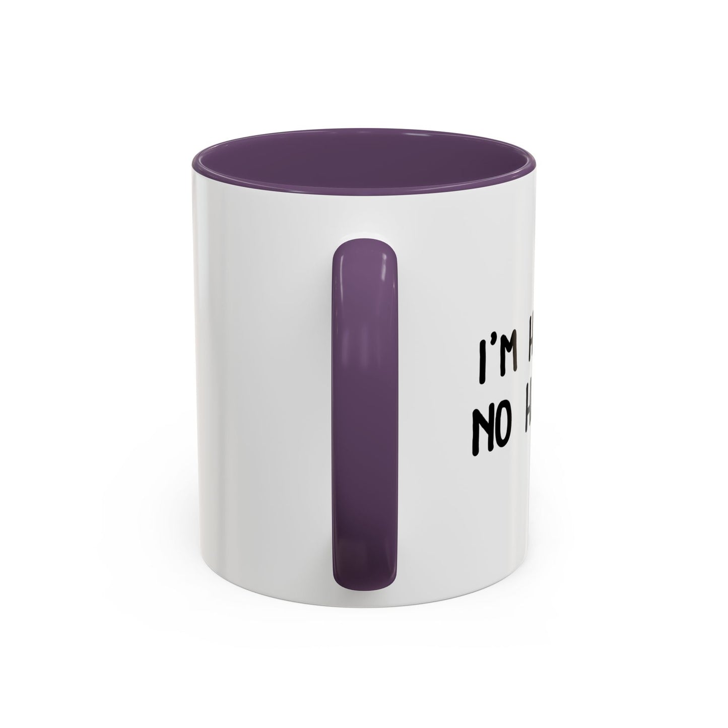 NO HAIR DAY Accent BiColor Funny Sarcastic Mug