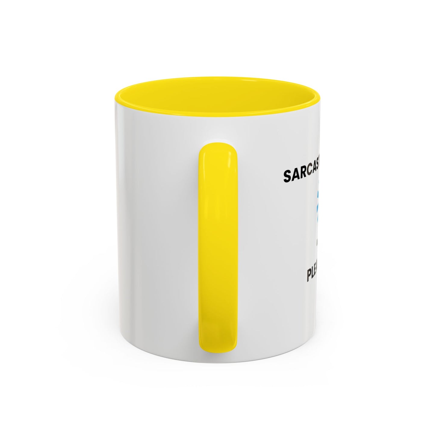 SARCASTIC COMMENT LOADING PLEASE WAIT Accent BiColor Funny Sarcastic Mug