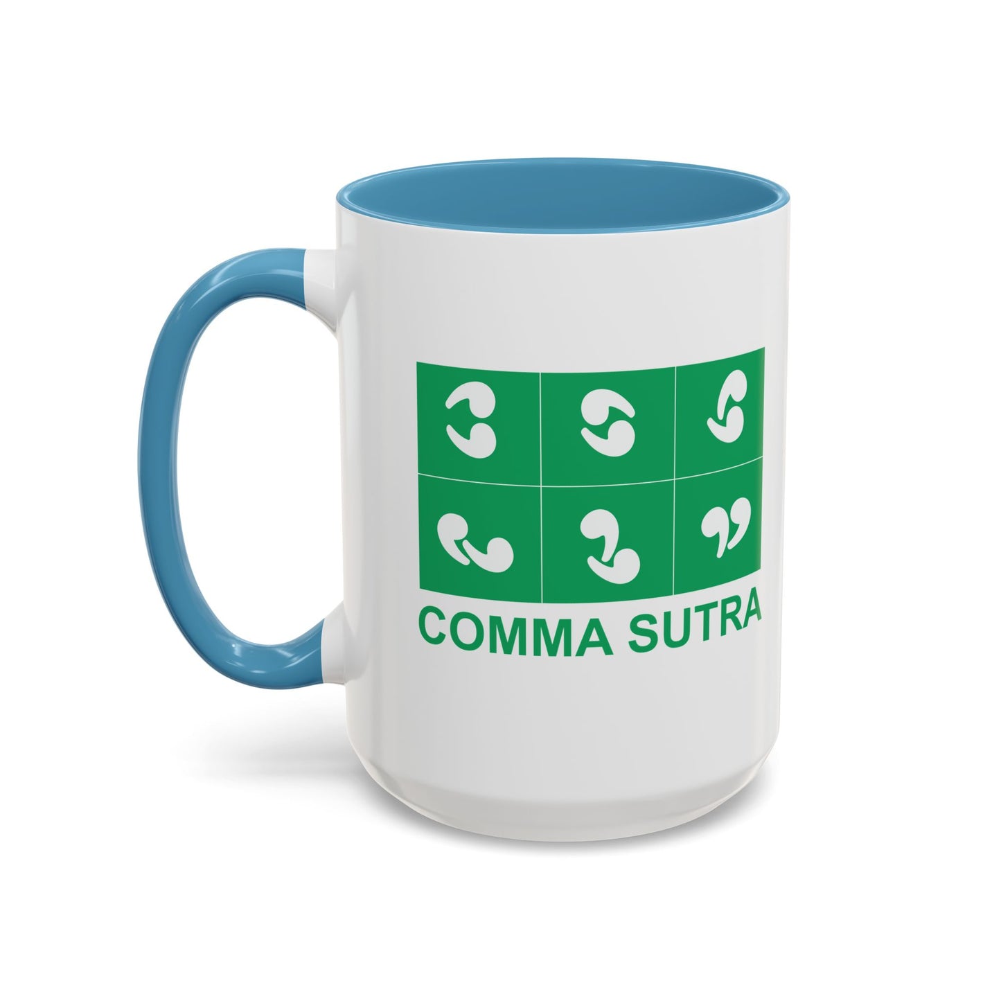 COMMA SUTRA Accent BiColor Funny Sarcastic Mug