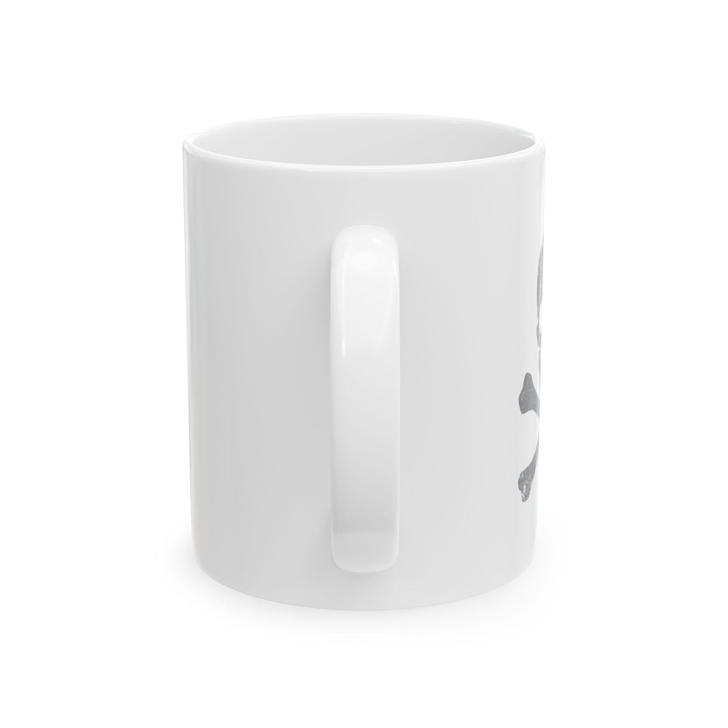 GRAY BONES FUNNY SARCASTIC WHITE MUG