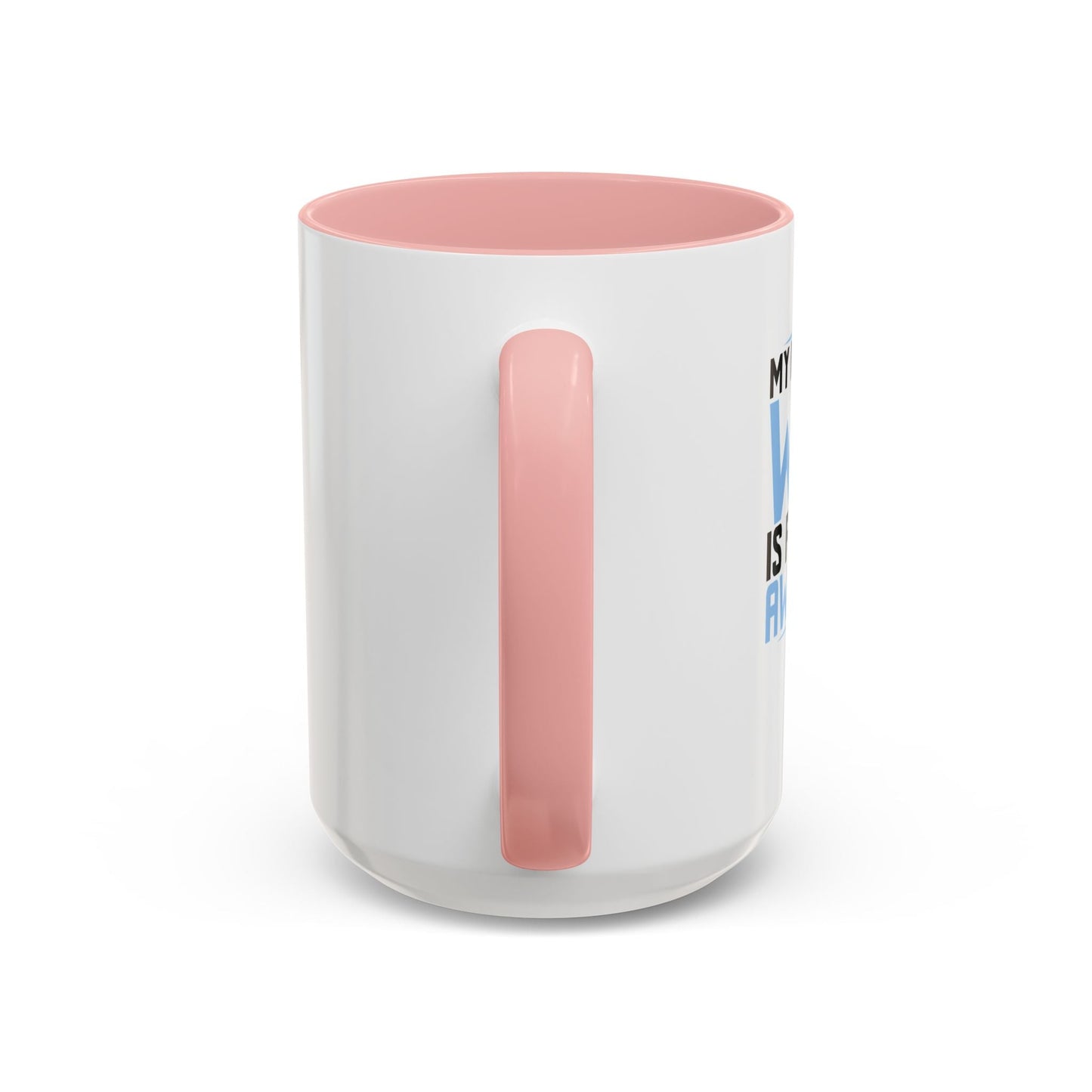 MY HUSBAND'S WIFE IS FREAKING AWESOME Accent BiColor Funny Sarcastic Mug