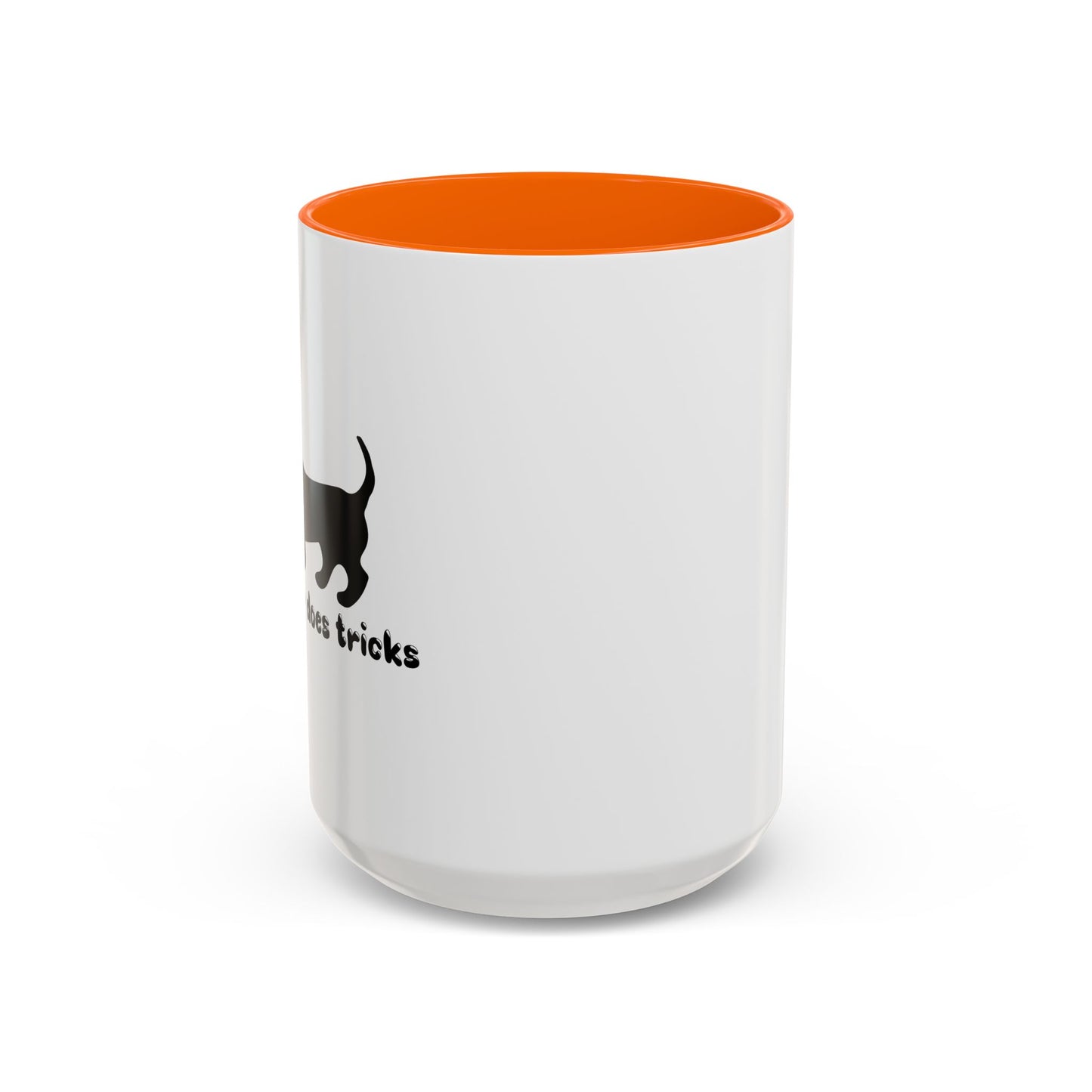 MY WIENER DOES TRICKS Accent BiColor Funny Sarcastic Mug