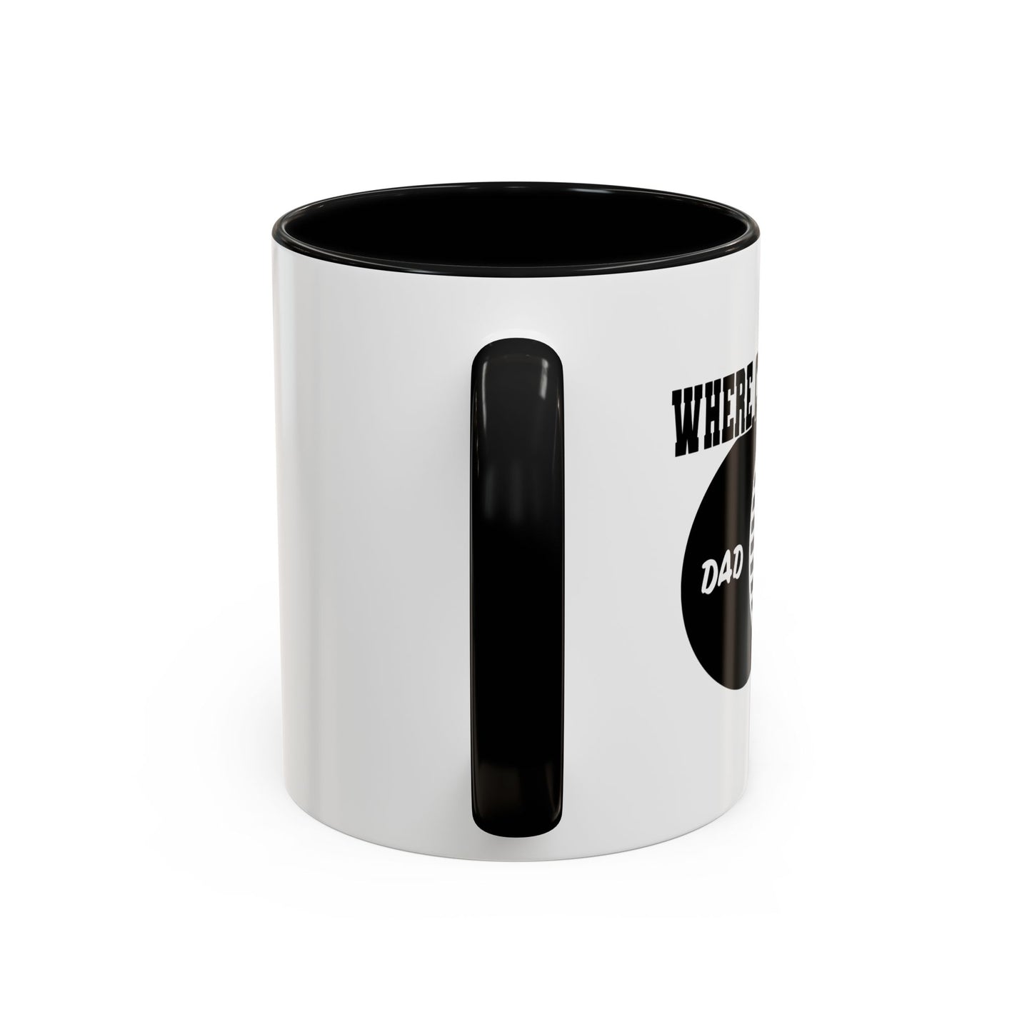 WHERE CORNY BEGINS Accent BiColor Funny Sarcastic Mug