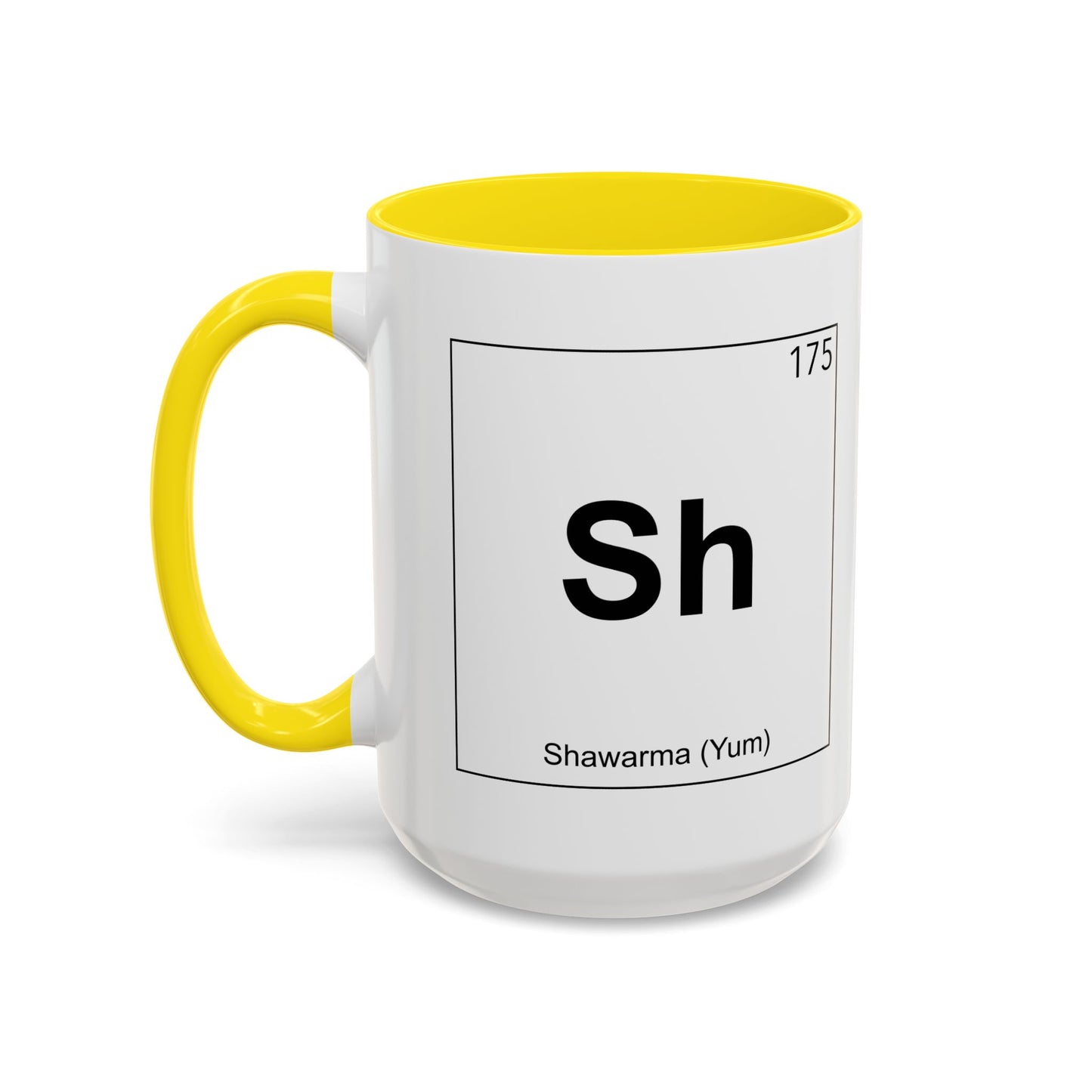 Shawarma YUM Accent BiColor Funny Sarcastic Mug