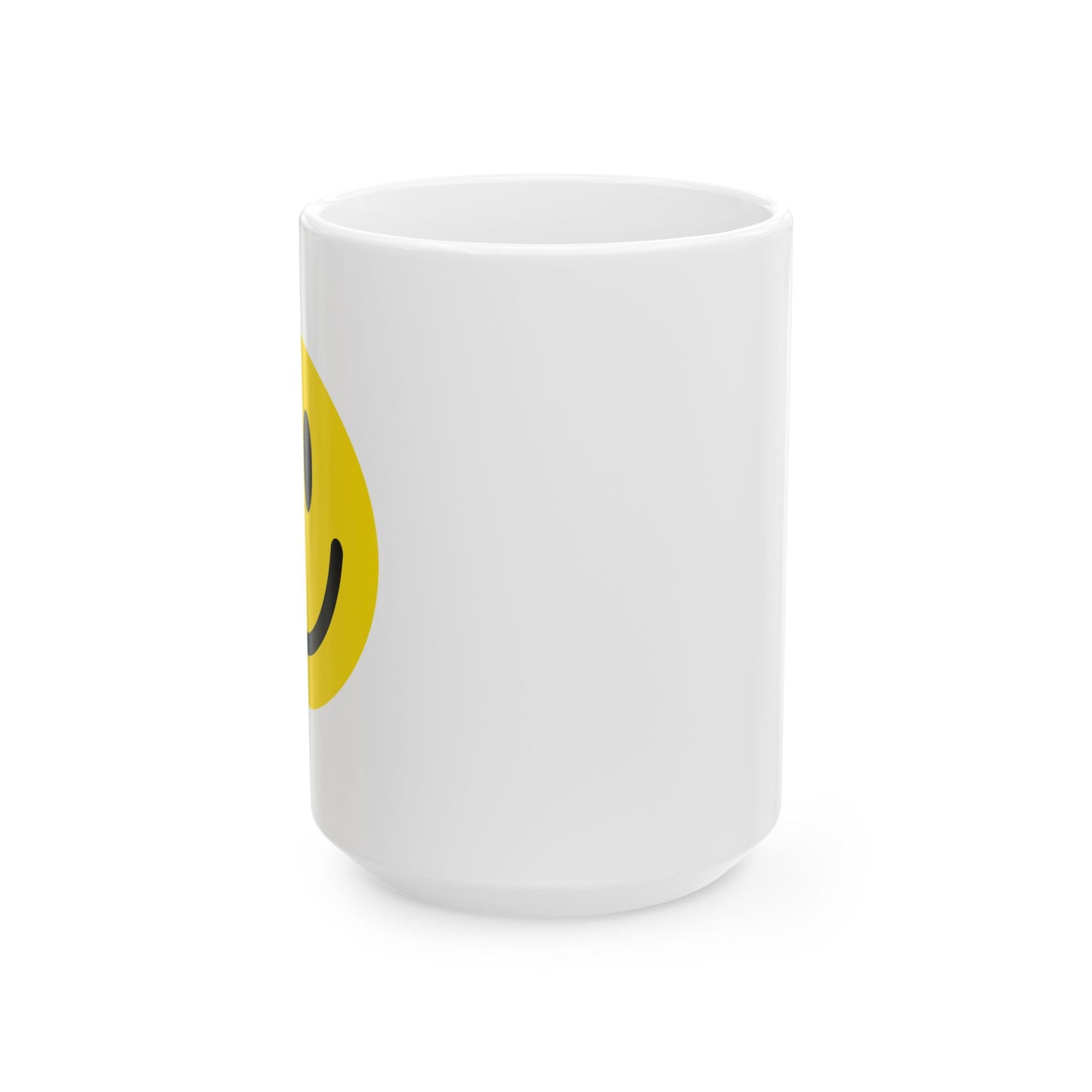 SMILE FACE WHITE MUG