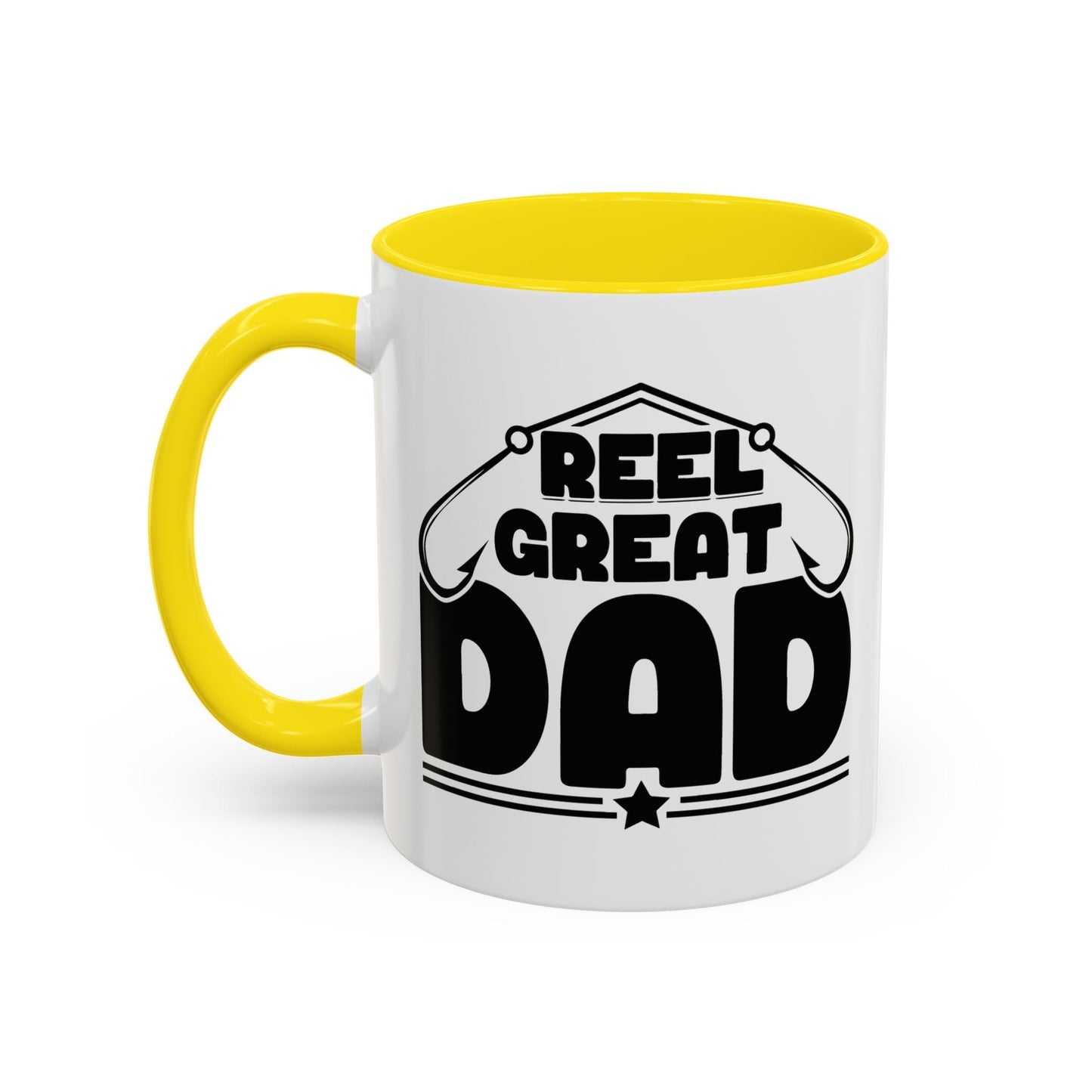 REEL GREAT DAD Accent BiColor Mug