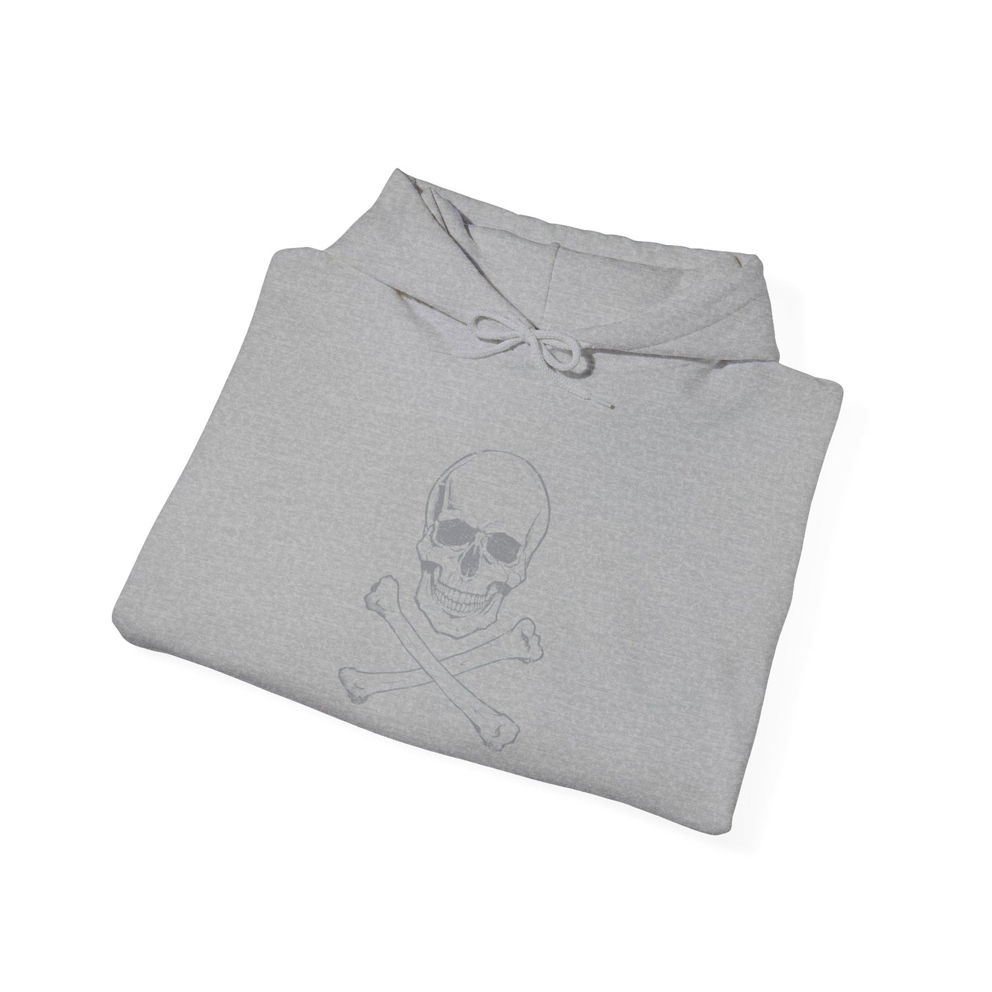 SKETCHY SKULL - Premium Unisex Funny Sarcastic Black Hoodie Sweatshirt