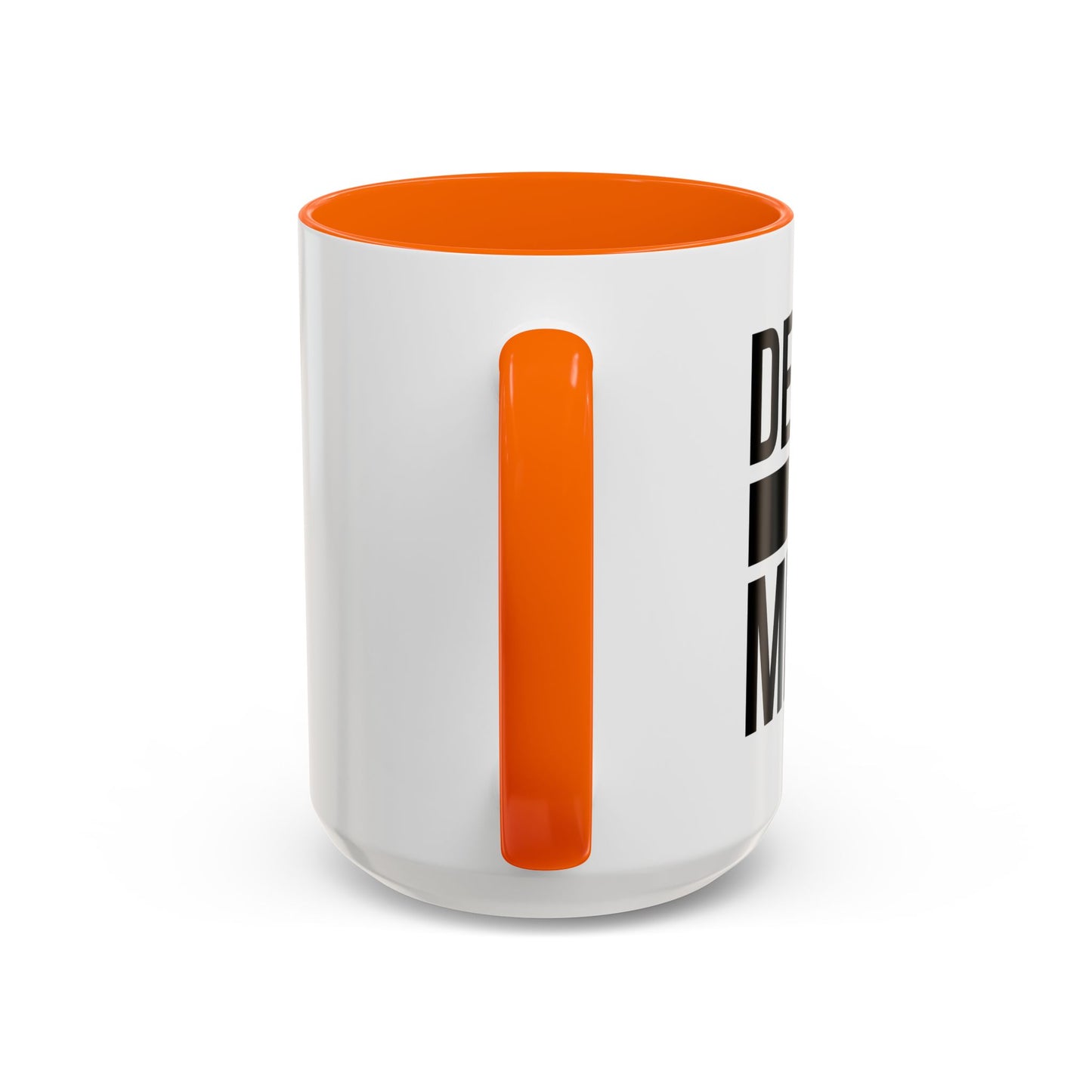 DEFUND THE MEDIA Accent BiColor Funny Sarcastic Mug