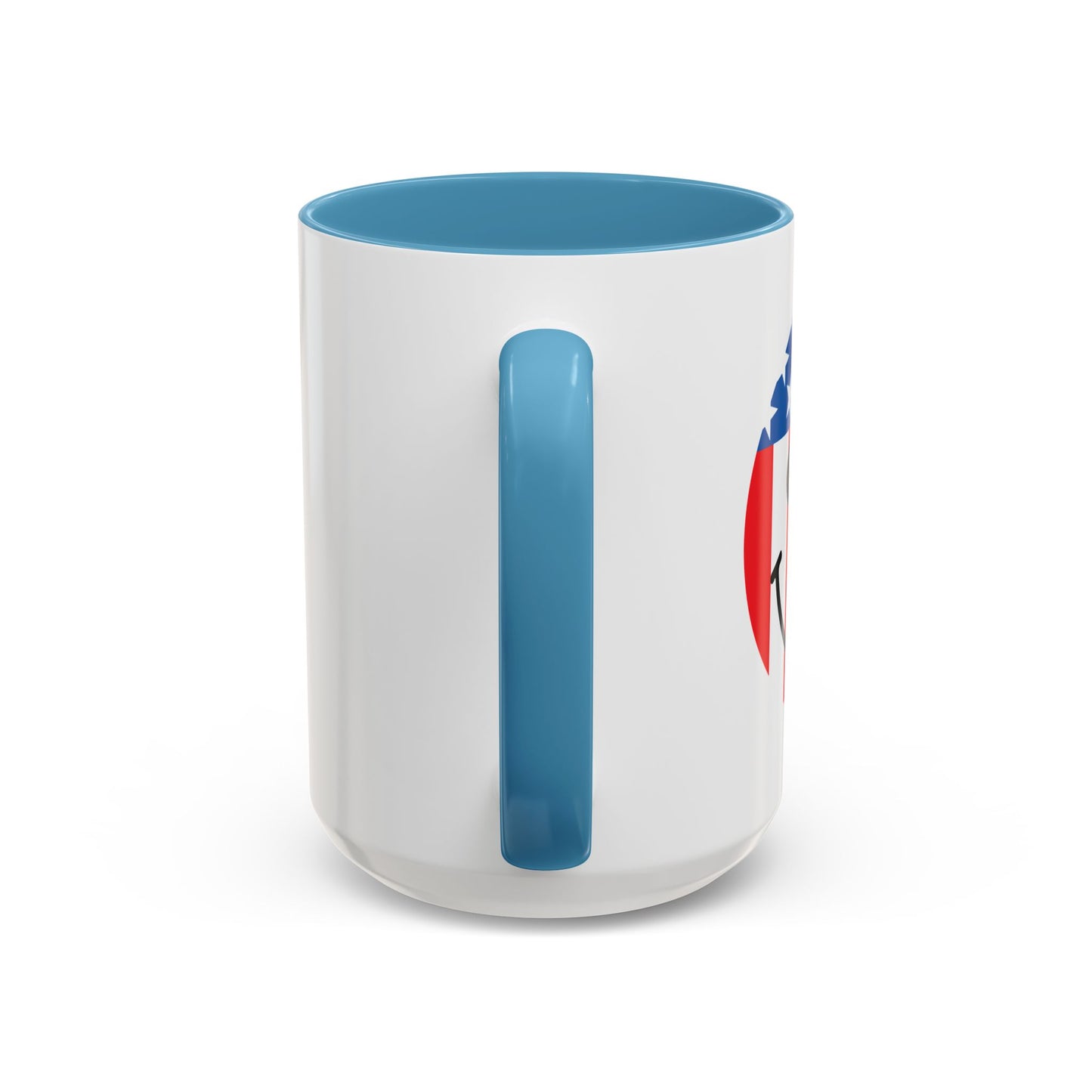 USA SMILY FLAG Accent BiColor Funny Sarcastic Mug