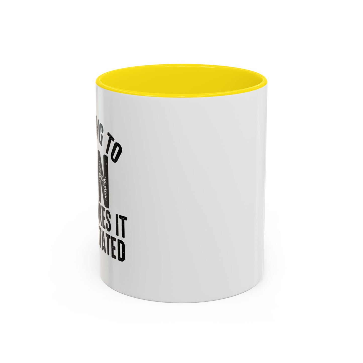 COUNTING TO TEN Accent BiColor Funny Sarcastic Mug