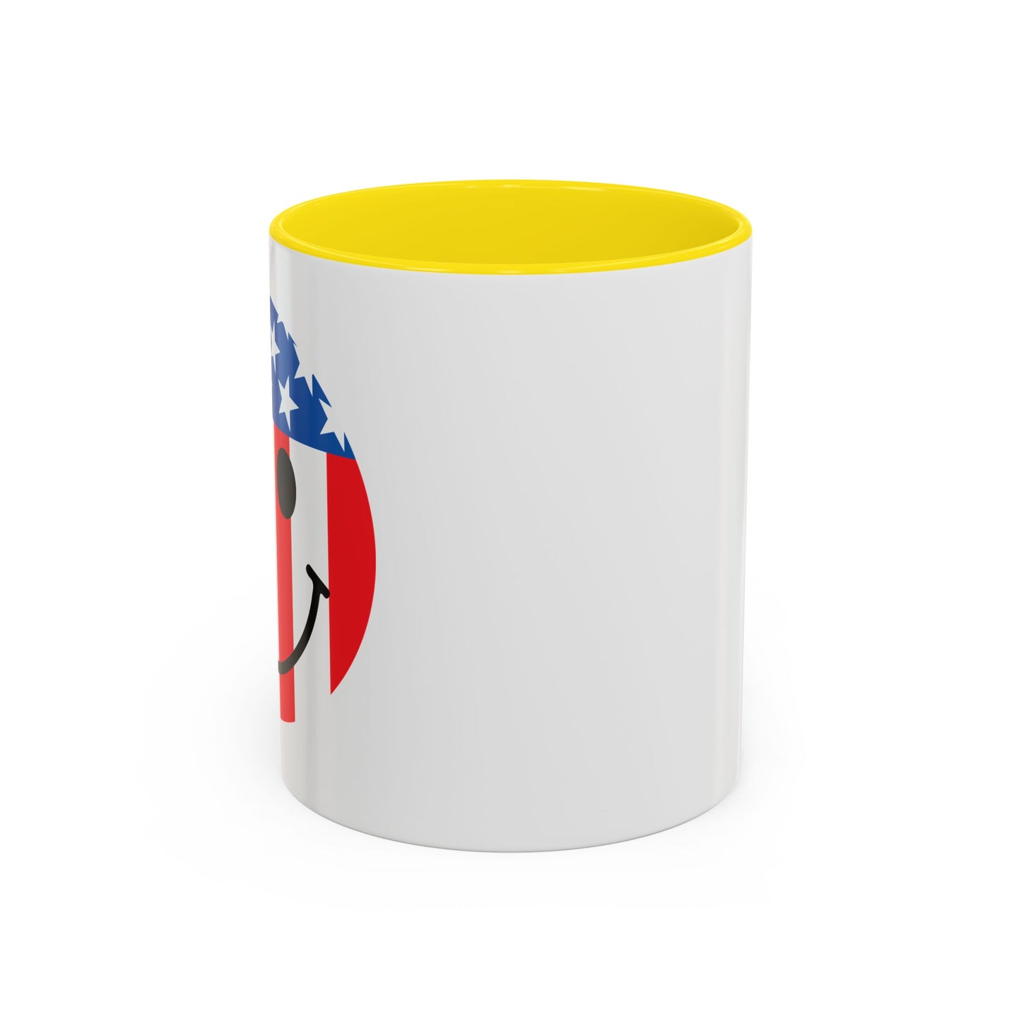 USA SMILY FLAG Accent BiColor Funny Sarcastic Mug