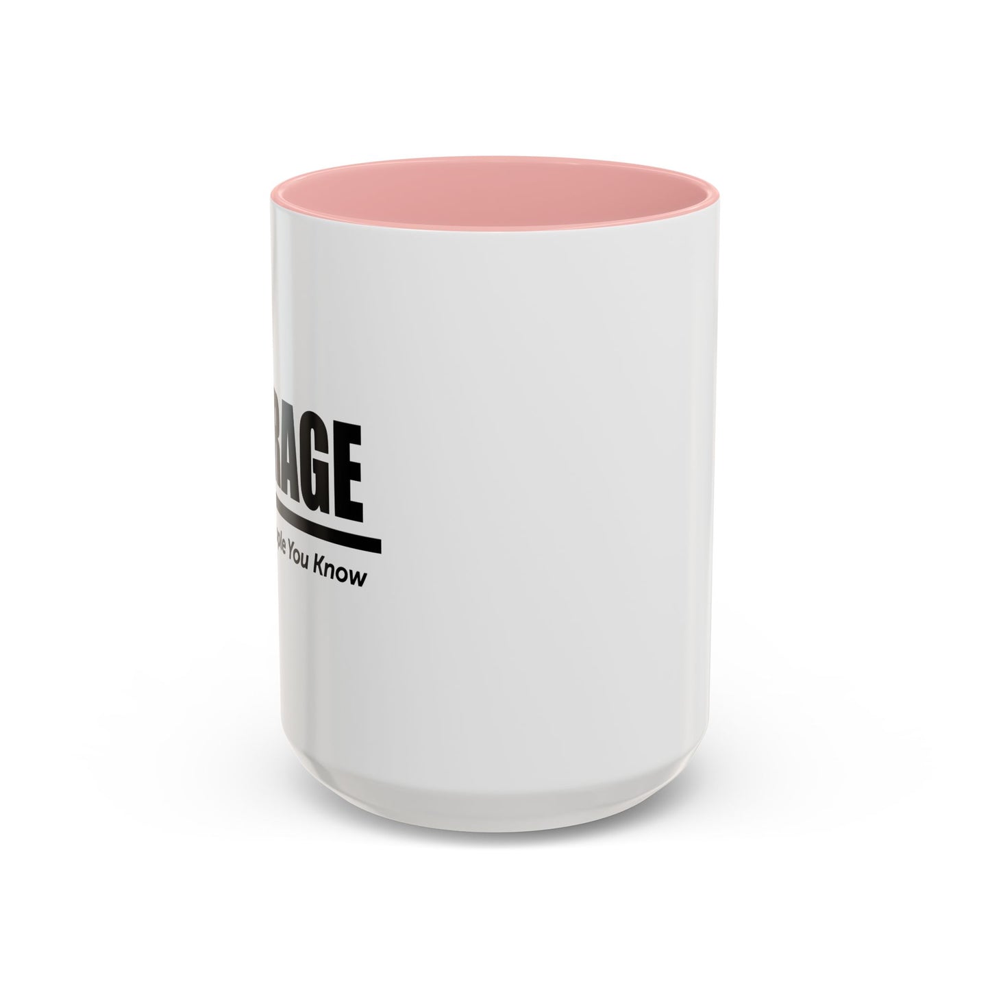 AVERAGE Accent BiColor Funny Sarcastic Mug