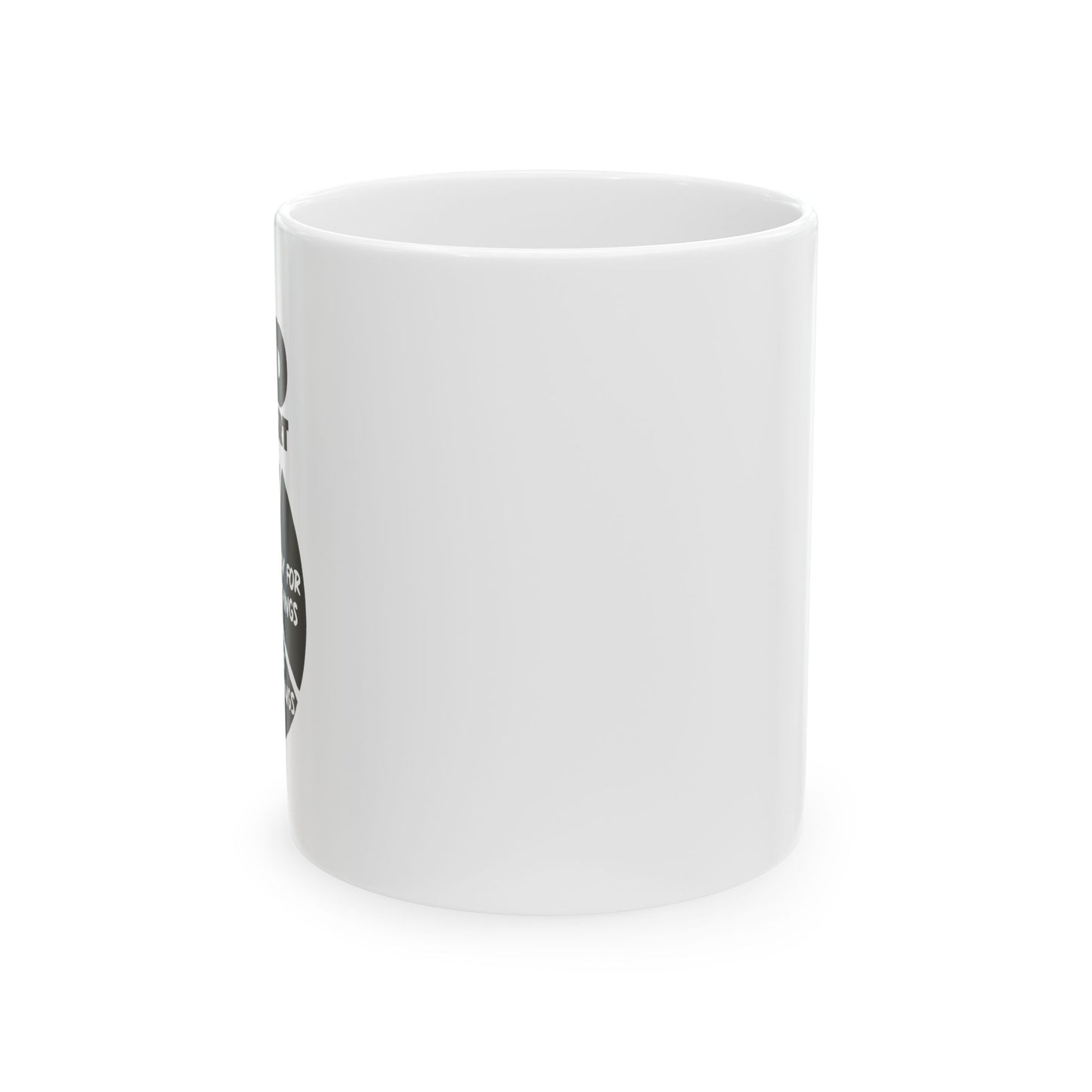 DAD PIE CHART FUNNY SARCASTIC WHITE MUG