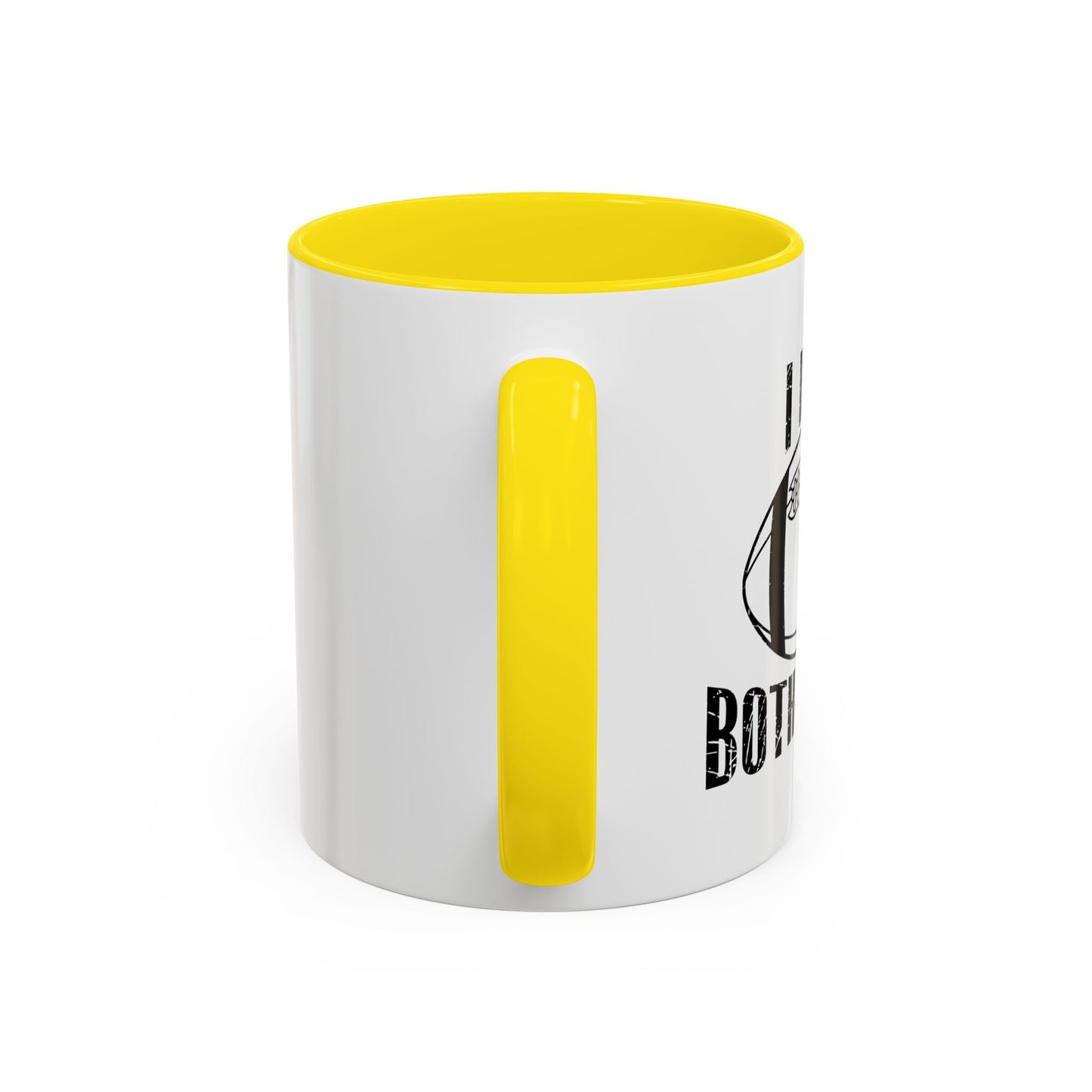 I HATE BOTH TEAMS Accent BiColor Funny Sarcastic Mug