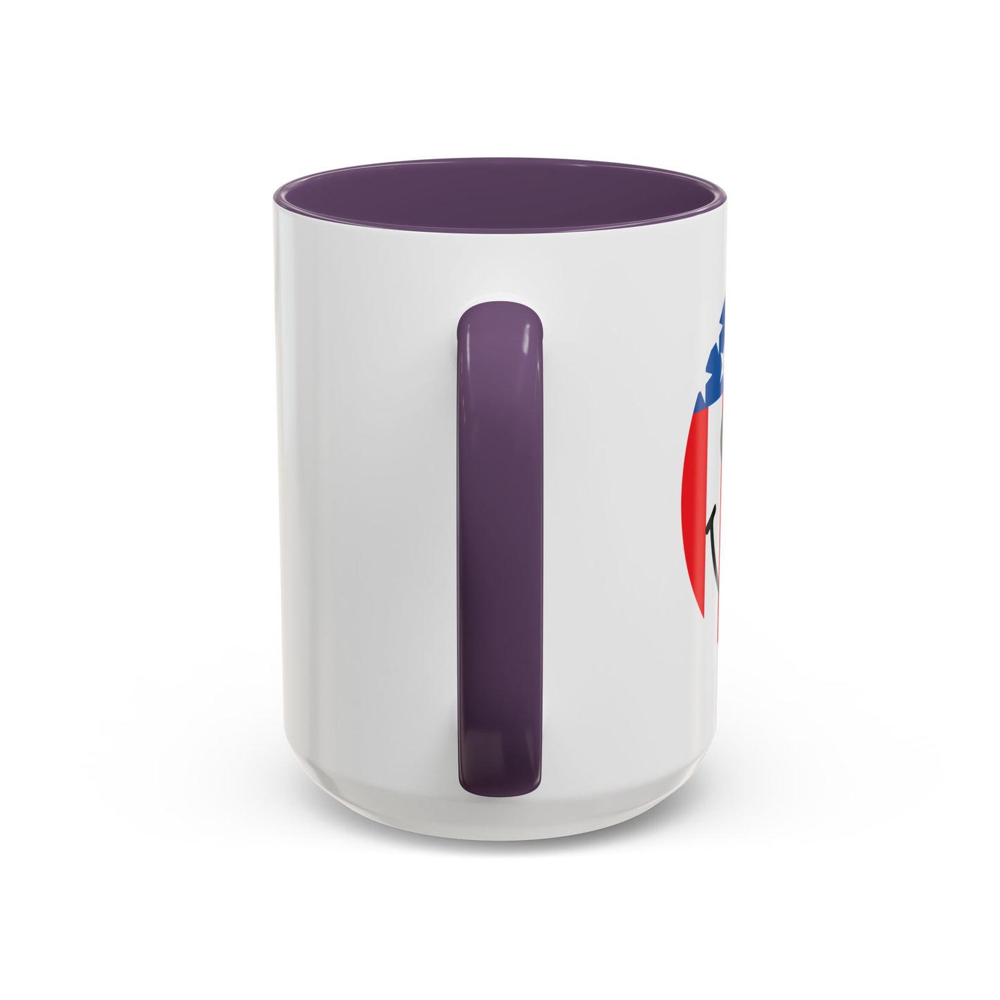 USA SMILY FLAG Accent BiColor Funny Sarcastic Mug