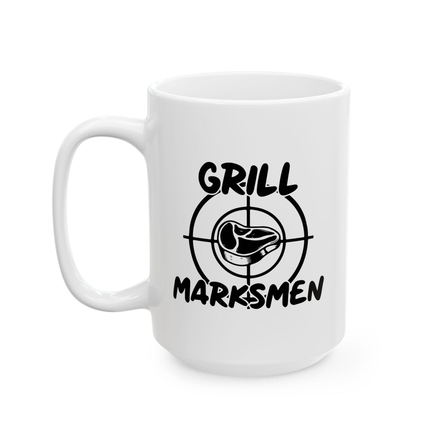 GILL MARKSMEN FUNNY SARCASTIC WHITE MUG