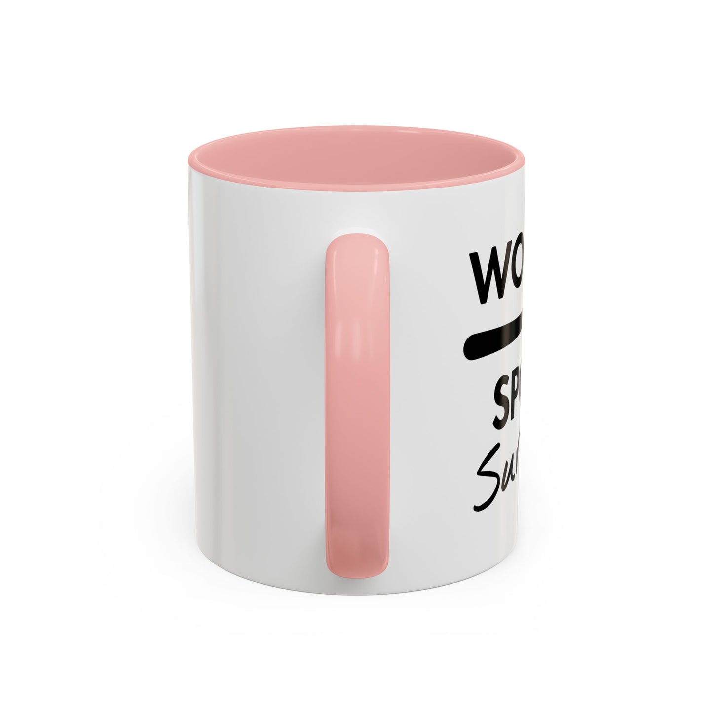 WOODEN SPOON SURVIVOR Accent BiColor Funny Sarcastic Mug