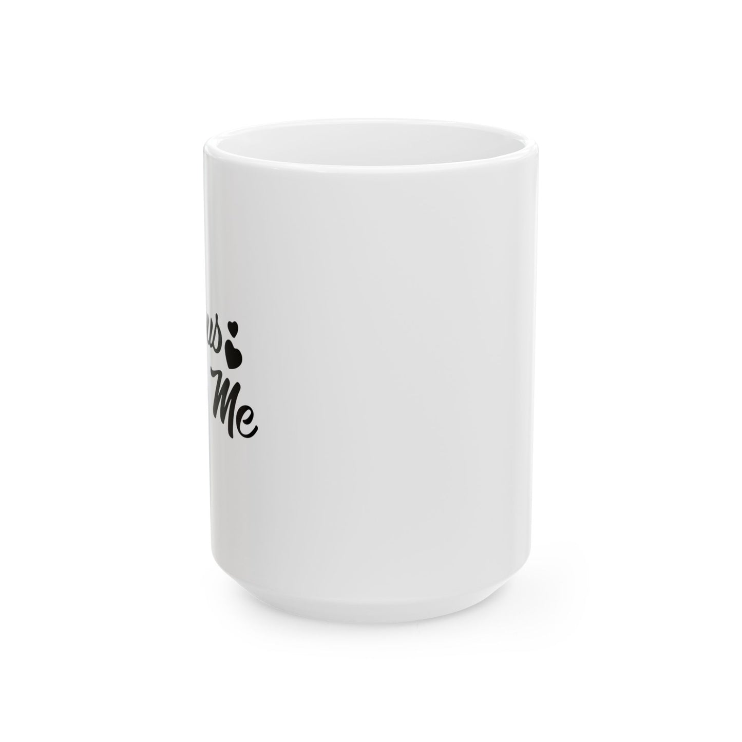 JESUS LOVES ME WHITE MUG