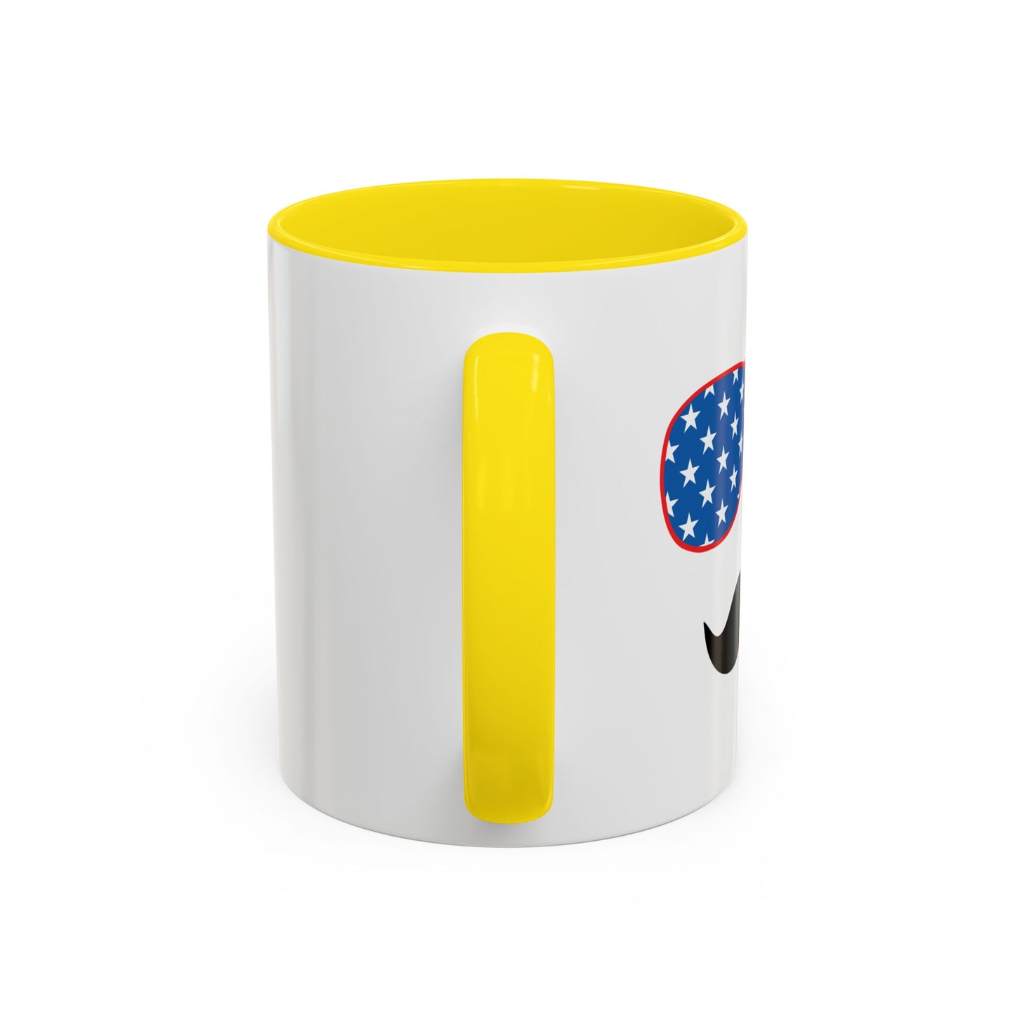 4TH OF JULY SUNGLASSES Accent BiColor Funny Sarcastic Mug