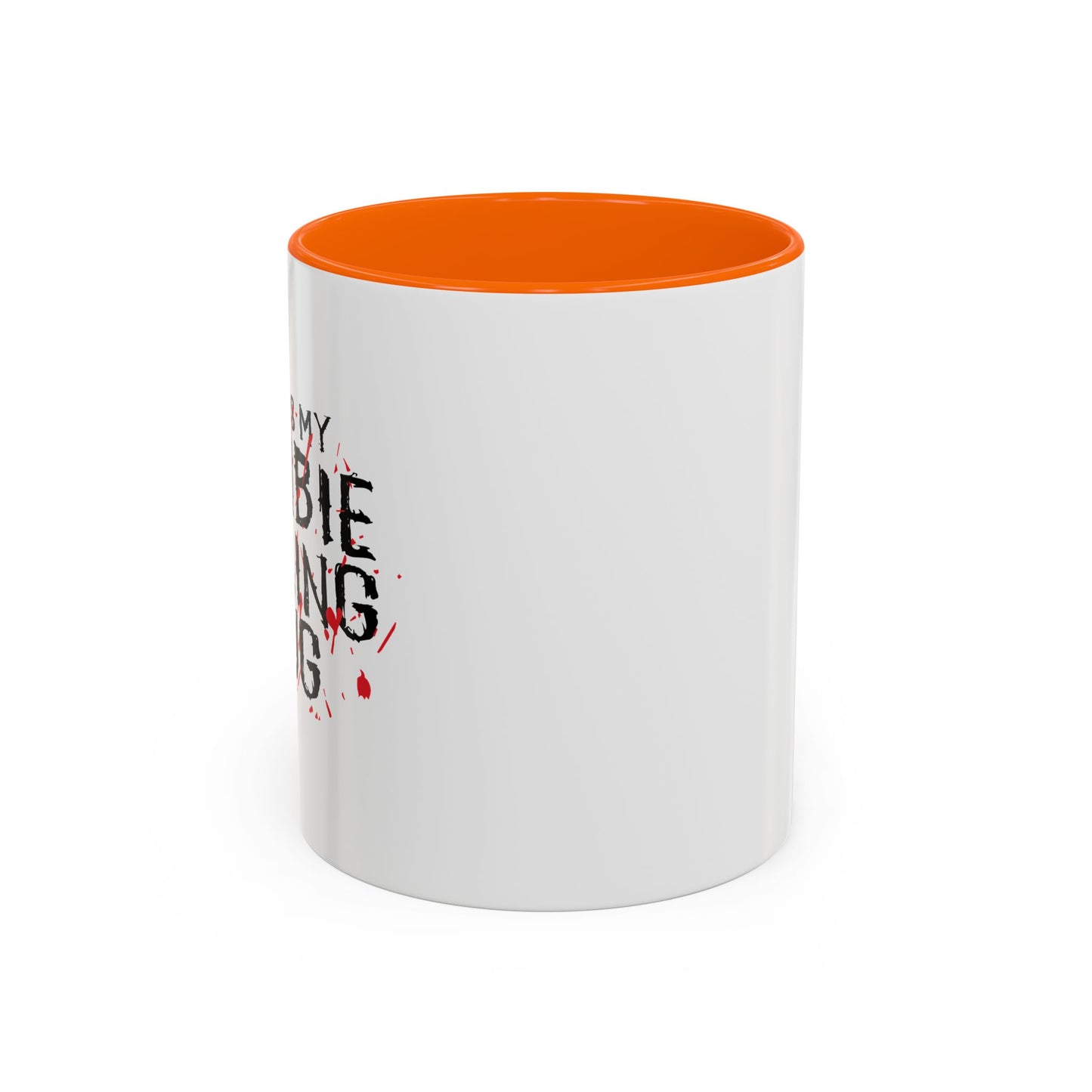 THIS IS MY ZOMBIE KILLING Accent BiColor Mug