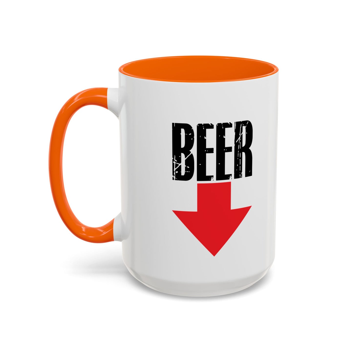 BEER Accent BiColor Funny Sarcastic Mug