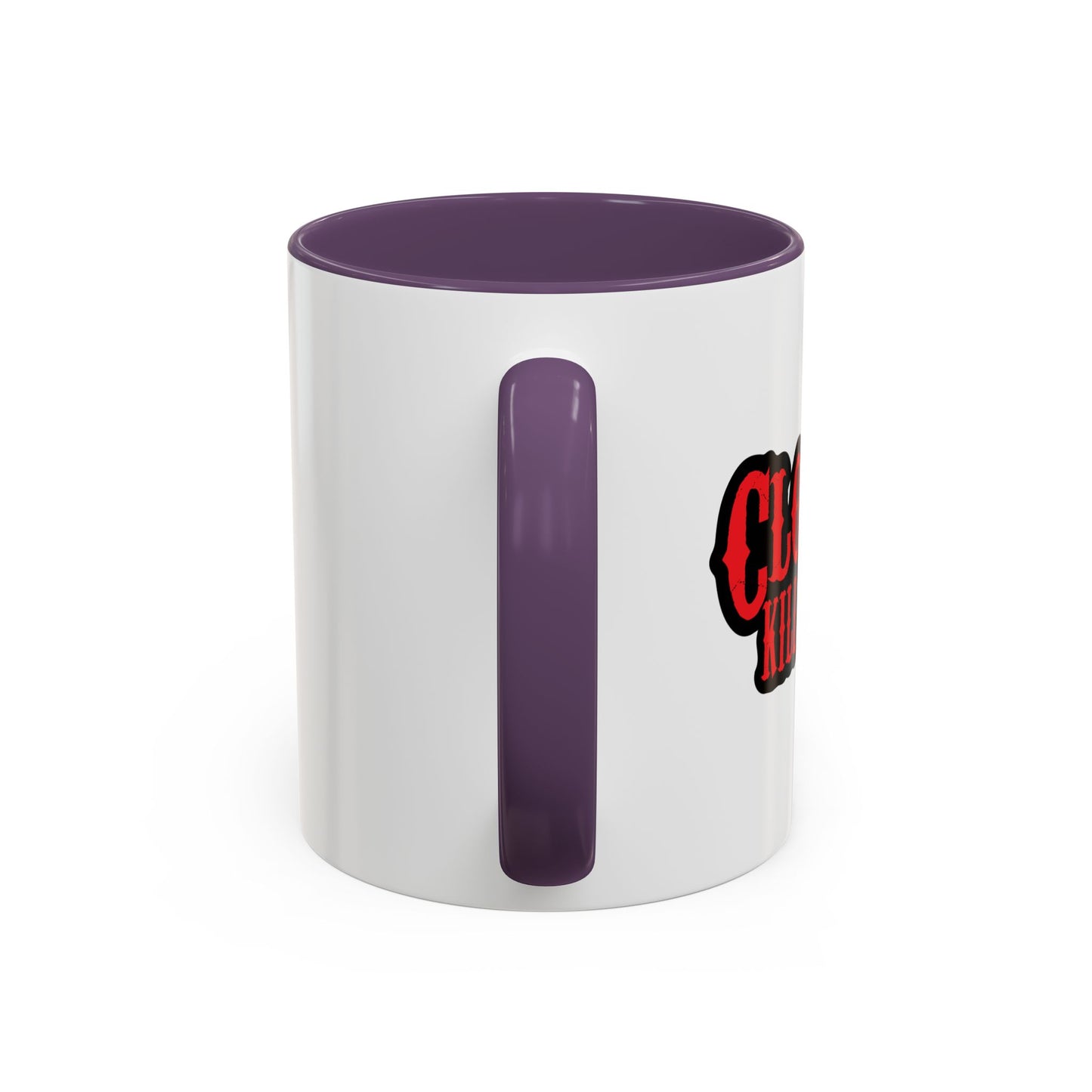 CLOWNS KILL PEOPLE Accent BiColor Funny Sarcastic Mug