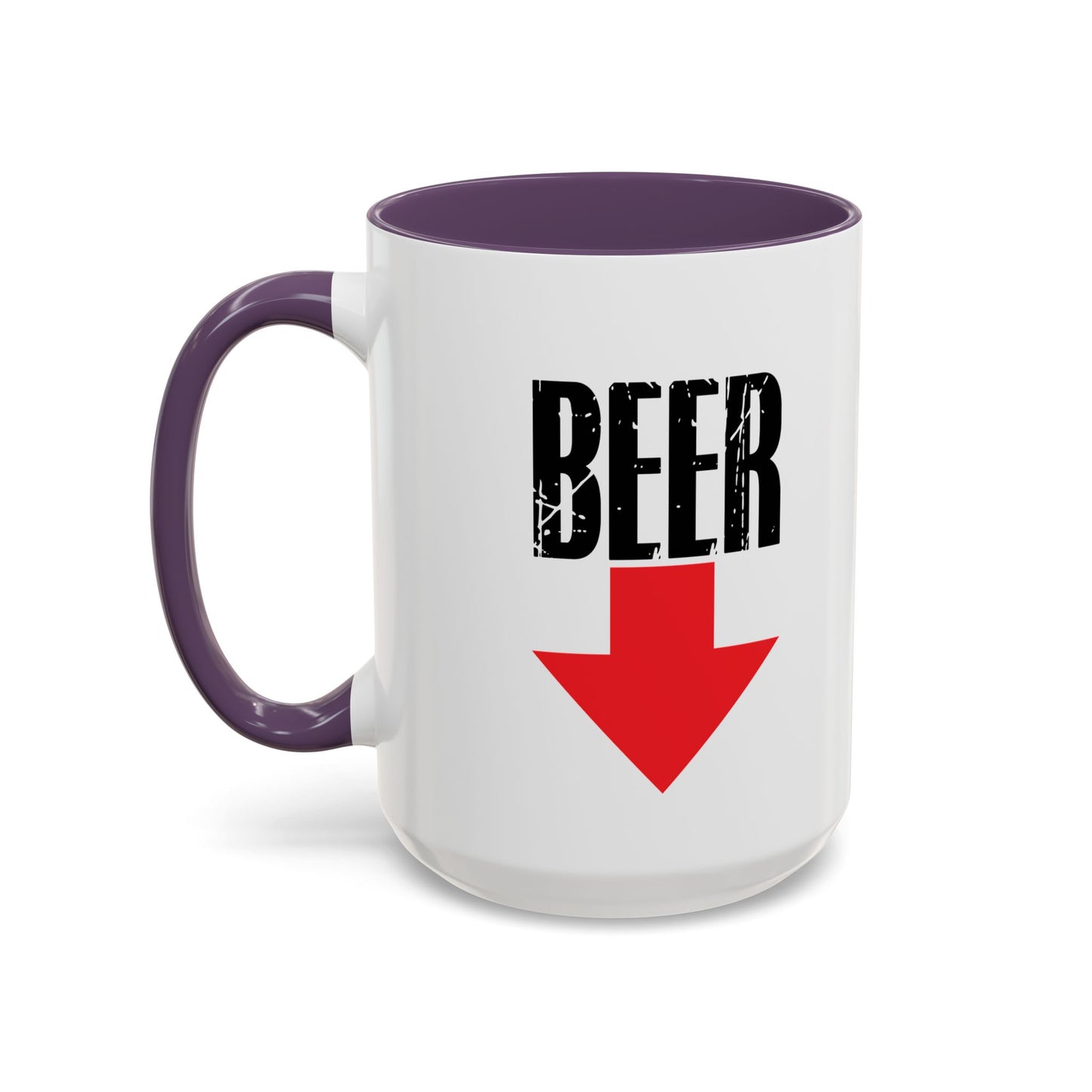 BEER Accent BiColor Funny Sarcastic Mug