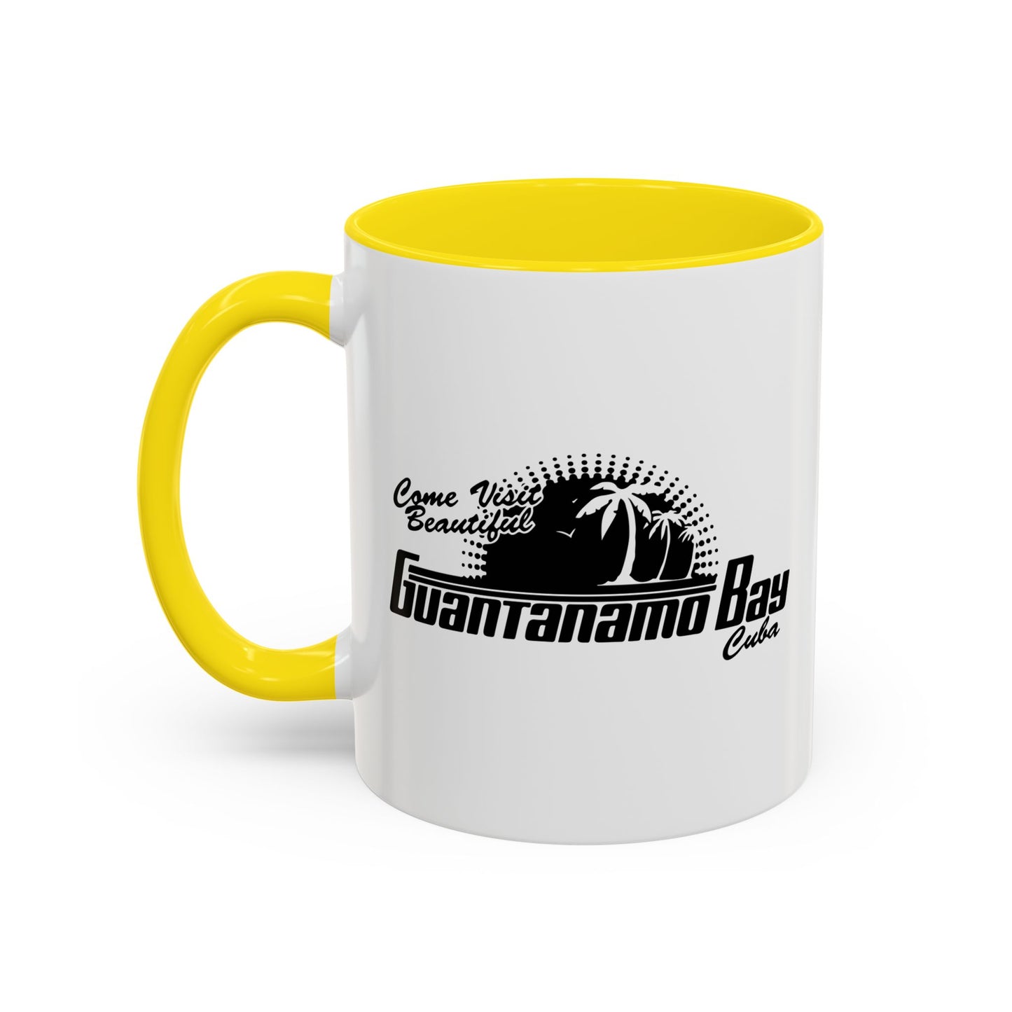 GUATANAMO BAY CUBA Accent BiColor Funny Sarcastic Mug