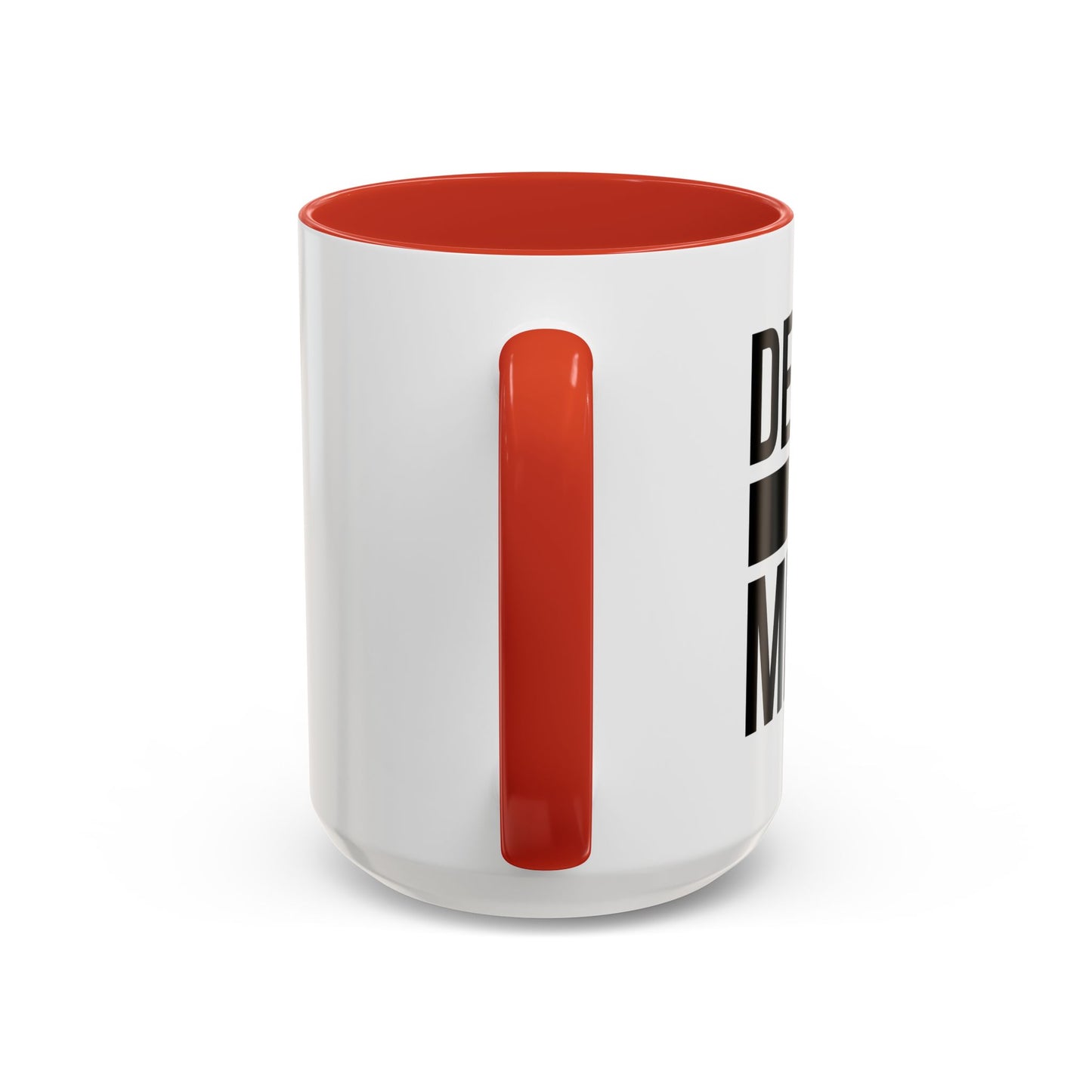 DEFUND THE MEDIA Accent BiColor Funny Sarcastic Mug