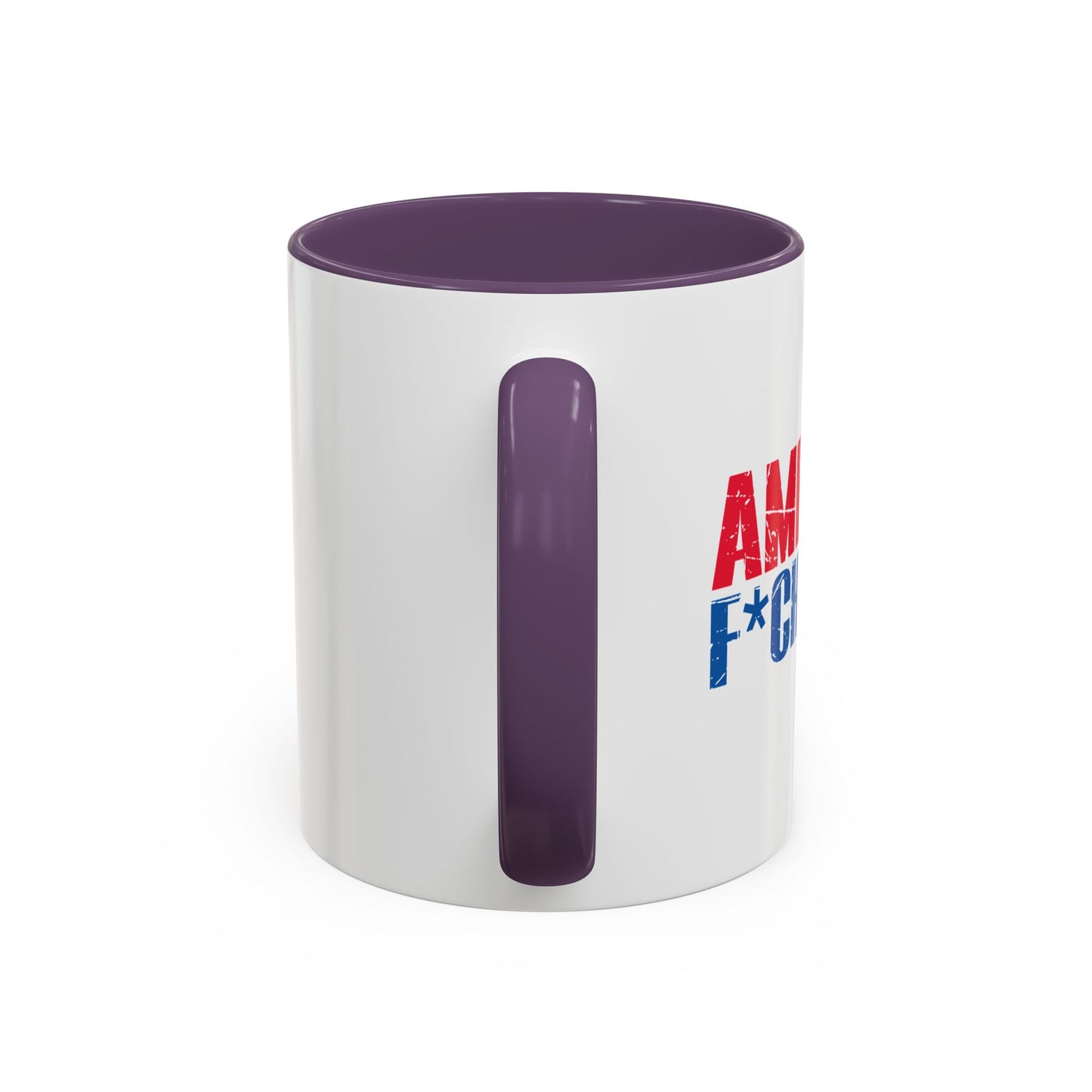 AMERICA FUCK YEAH Accent BiColor Funny Sarcastic Mug