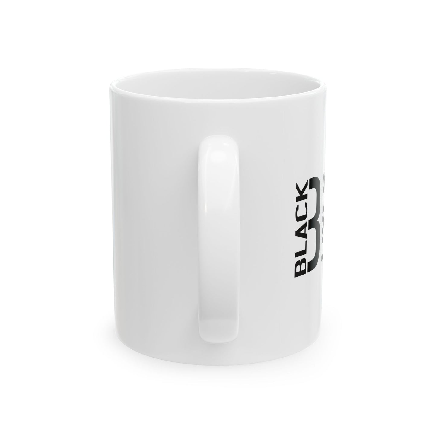 BLM BLACK LIVES MATTER WHITE MUG