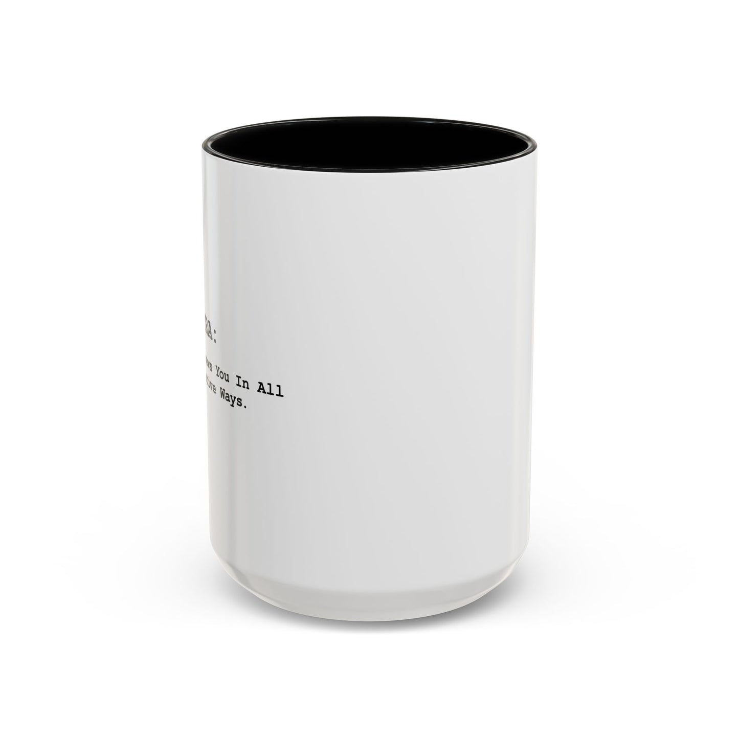 KARMASUTRA Accent BiColor Funny Sarcastic Mug