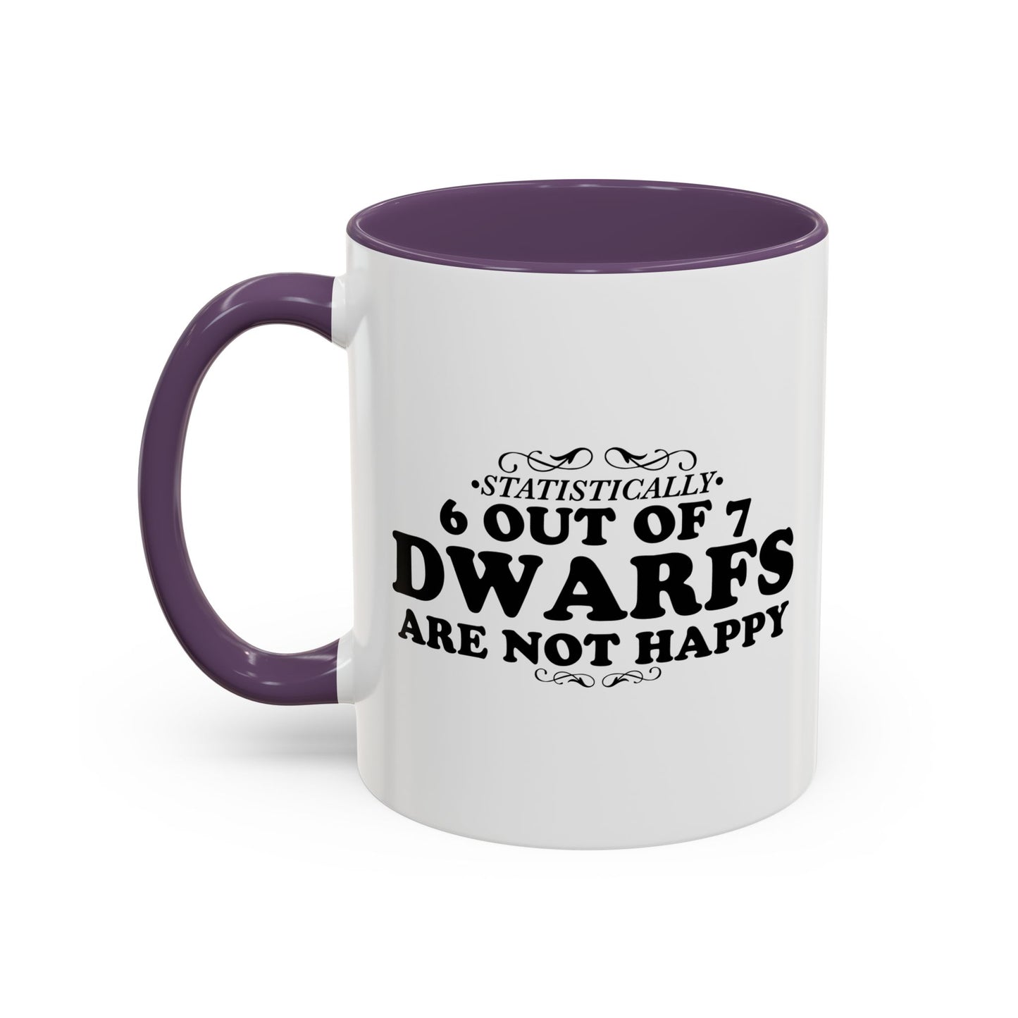 STATISTICALLY SAYING Accent BiColor Funny Sarcastic Mug