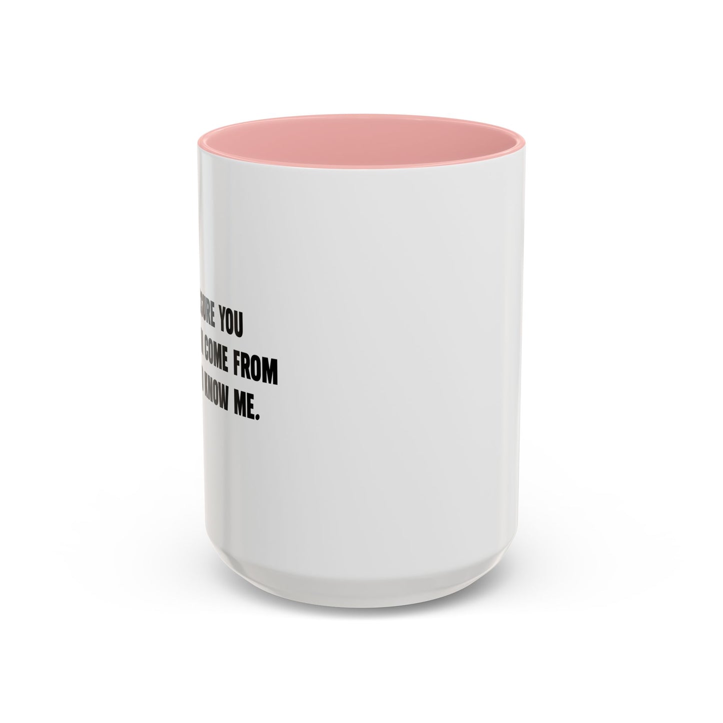 NO GOOD CAN COME FROM Accent BiColor Funny Sarcastic Mug