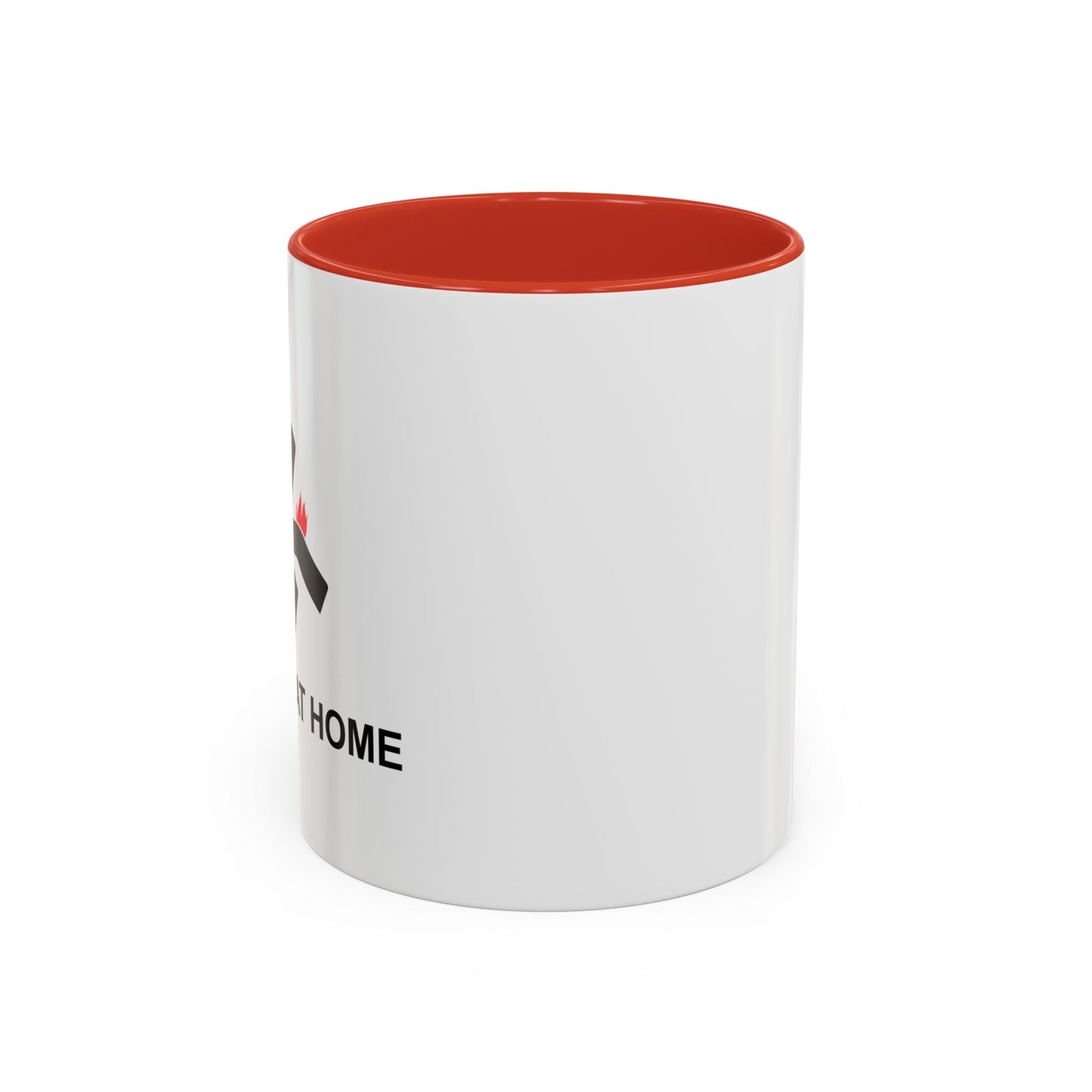 I TRIED IT AT HOME Accent BiColor Funny Sarcastic Mug