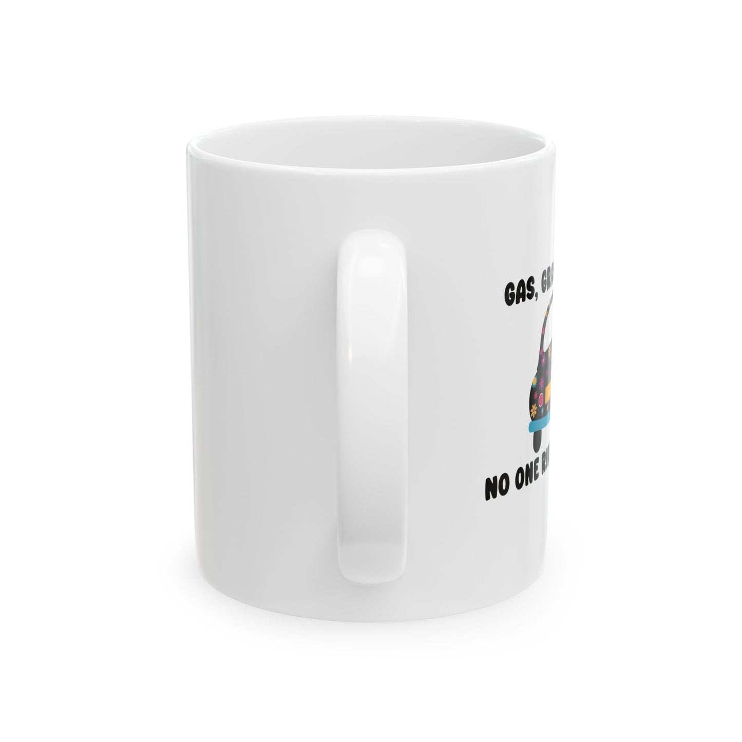 NO ONE RIDES 4 FREE FUNNY SARCASTIC WHITE MUG