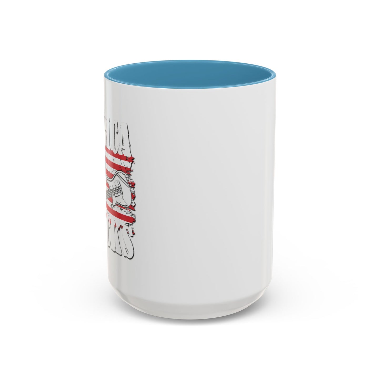 MERICA ROCKS Accent BiColor  Mug