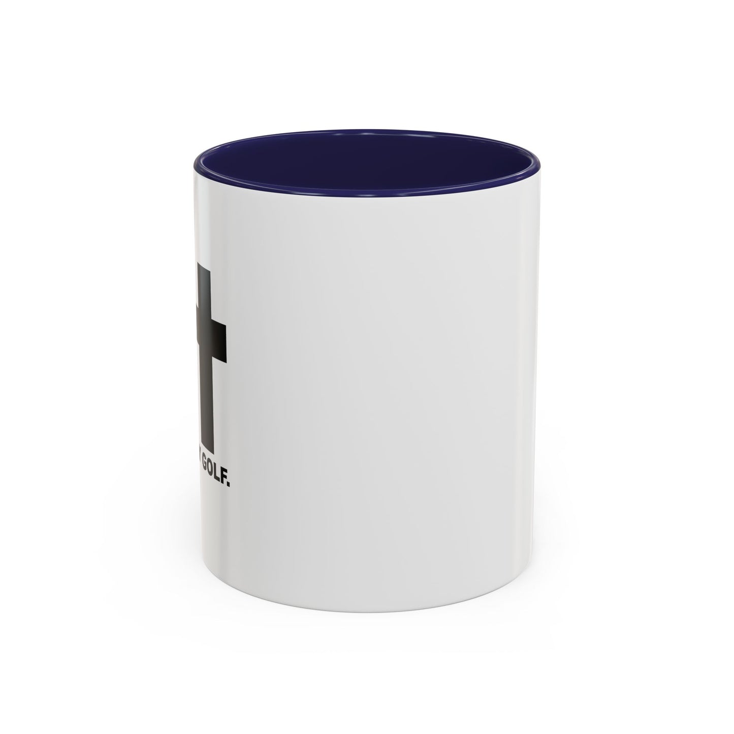 LET’S PLAY GOLF. Accent BiColor Funny Sarcastic Mug