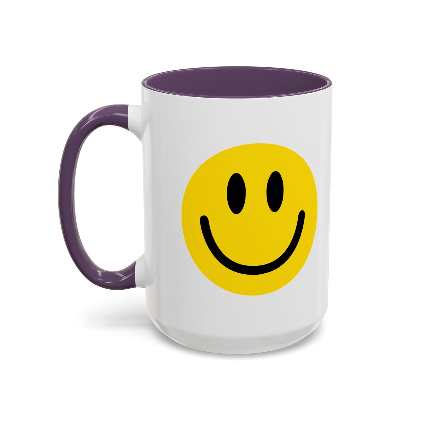 SMILE FACE Accent BiColor Funny Sarcastic Mug