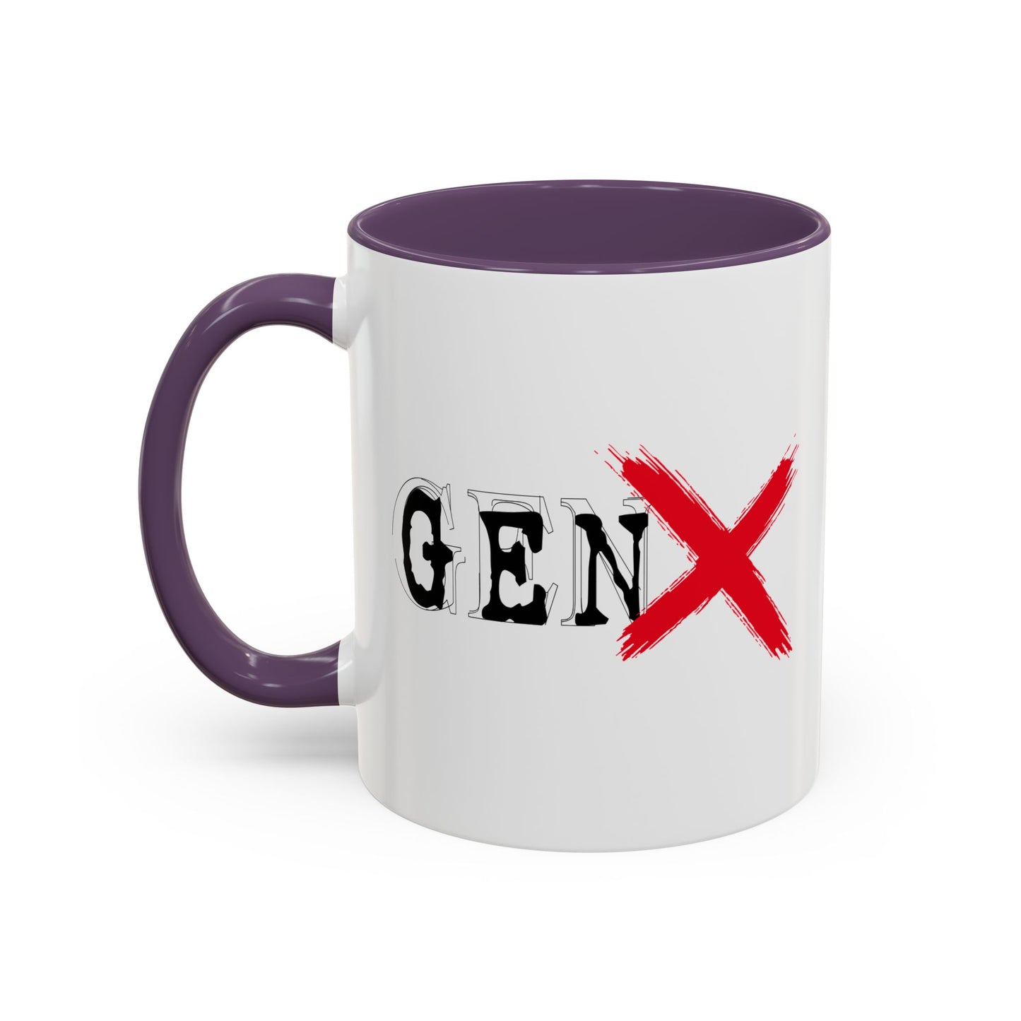 GEN X Accent BiColor Funny Sarcastic Mug