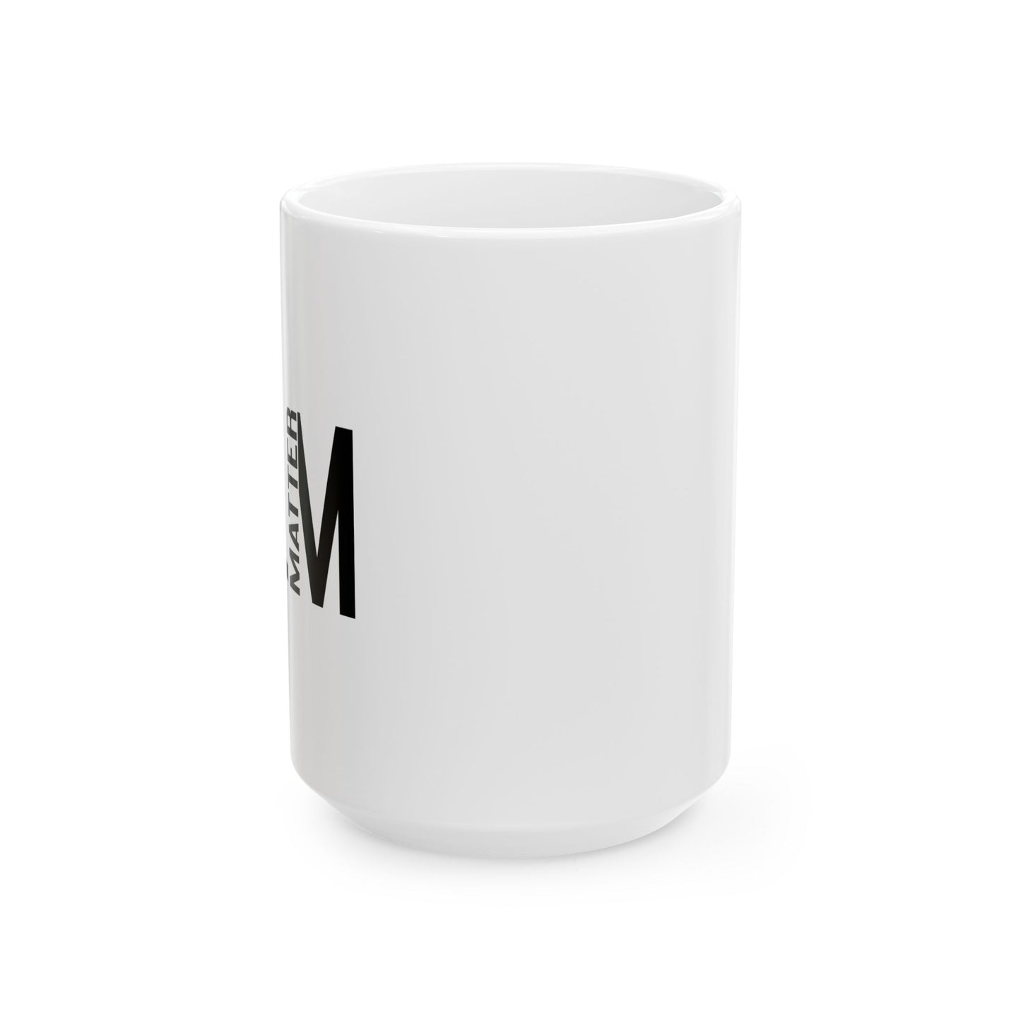 BLM BLACK LIVES MATTER WHITE MUG