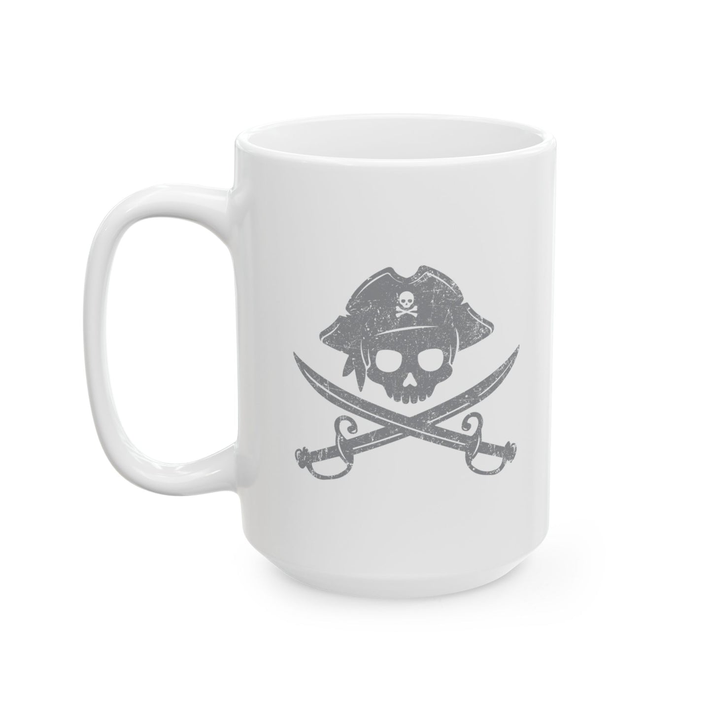 CROSS SWORDS FUNNY SARCASTIC WHITE MUG