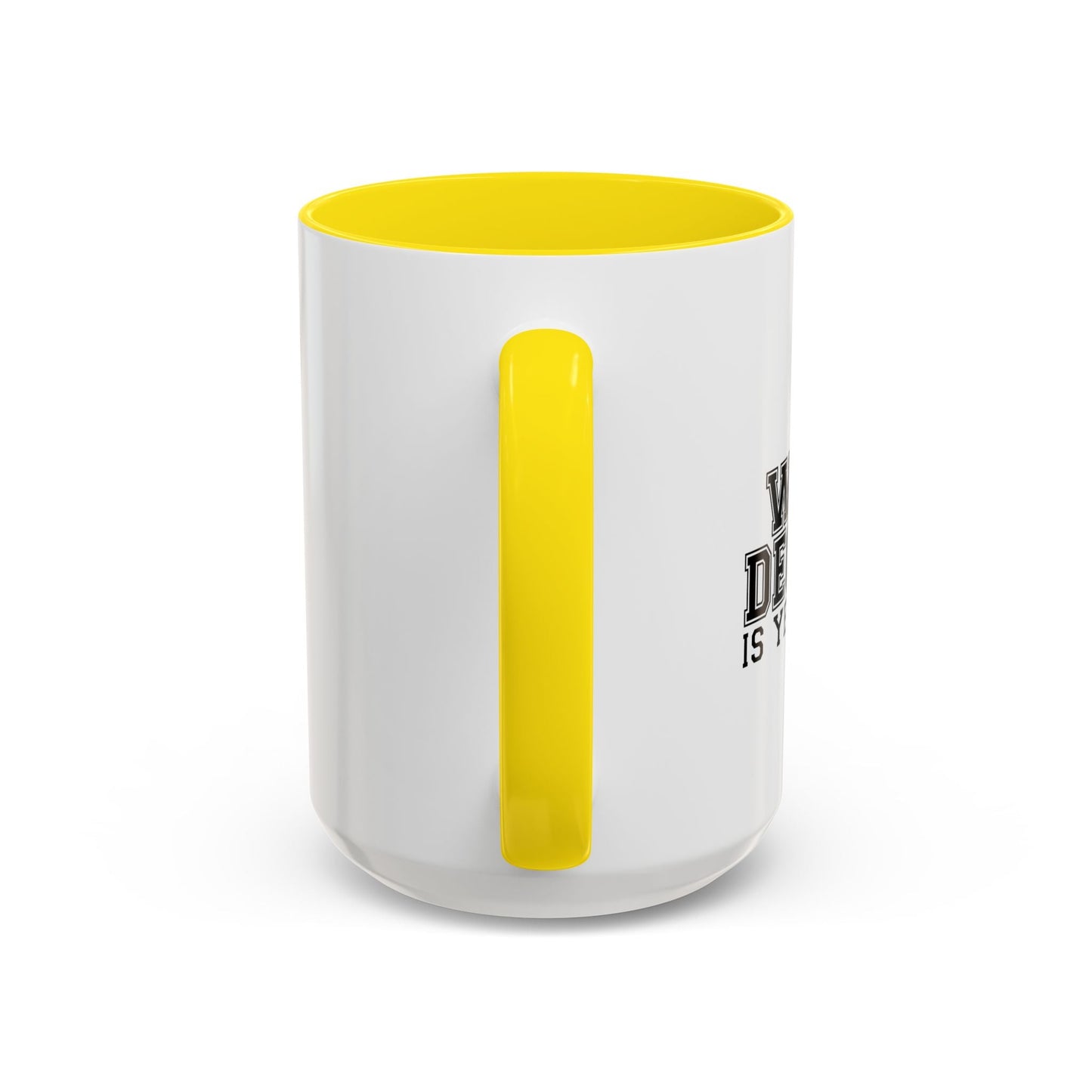 MY WORST DECISION IS YET TO COME Accent BiColor Funny Sarcastic Mug