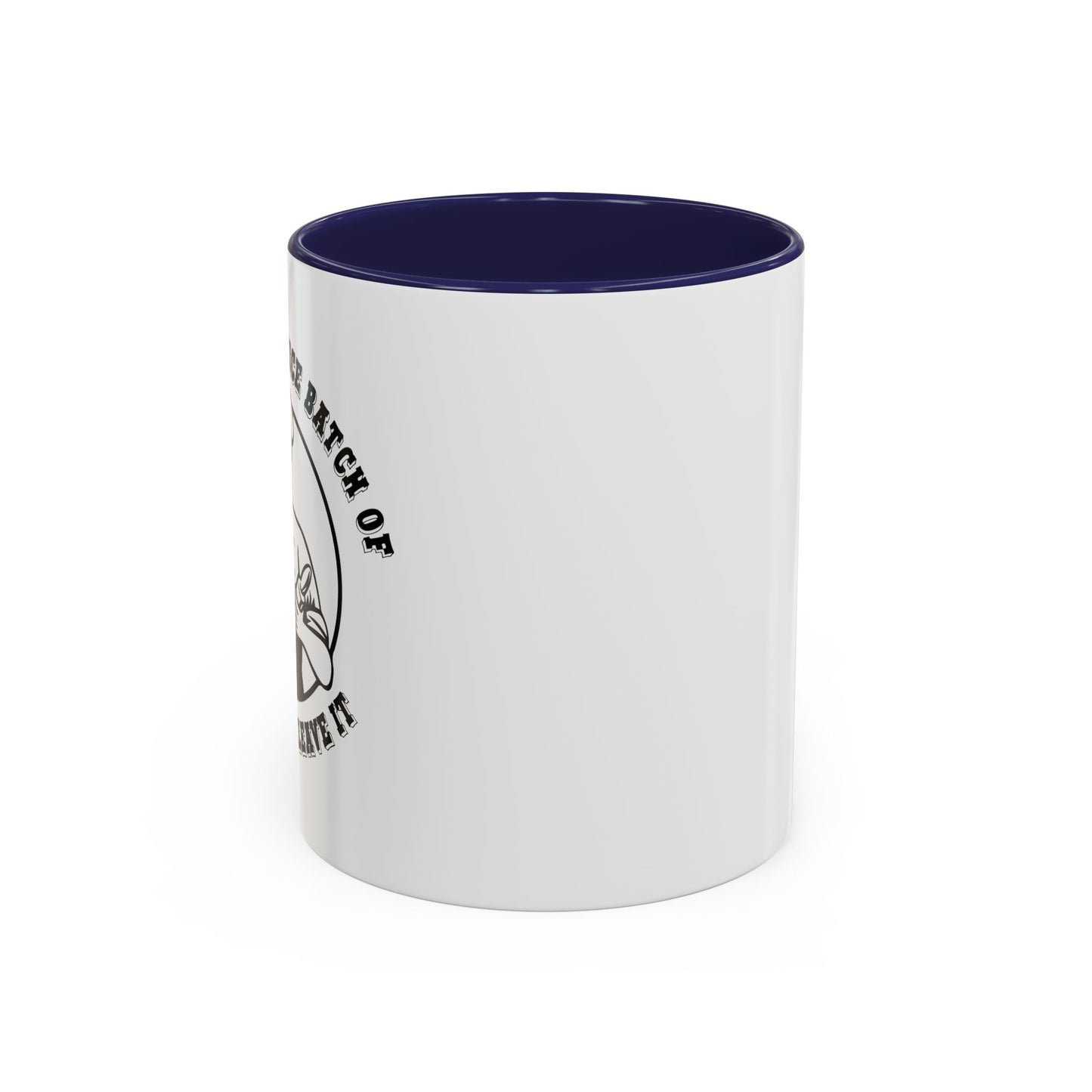 TAKE IT OR LEAVE IT Accent BiColor Funny Sarcastic Mug