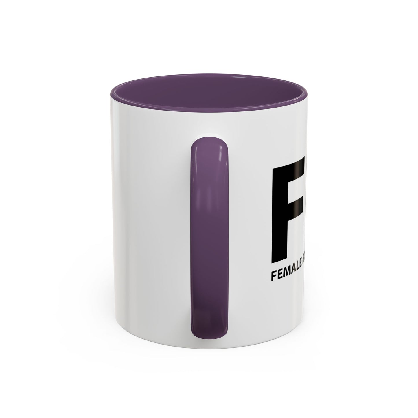 FBI FEMALE BODY INSPECTOR Accent BiColor Funny Sarcastic Mug