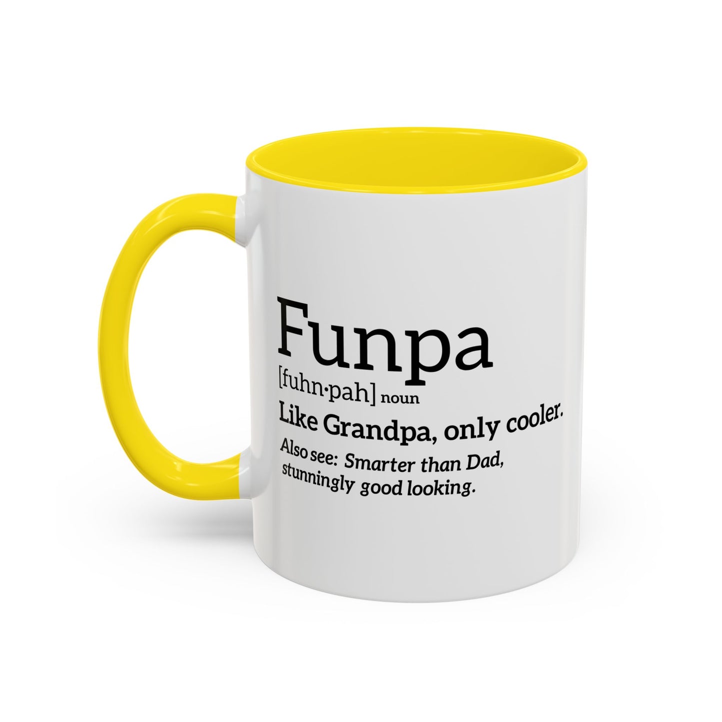 Funpa [fuhn.pa] noun Accent BiColor Funny Sarcastic Mug