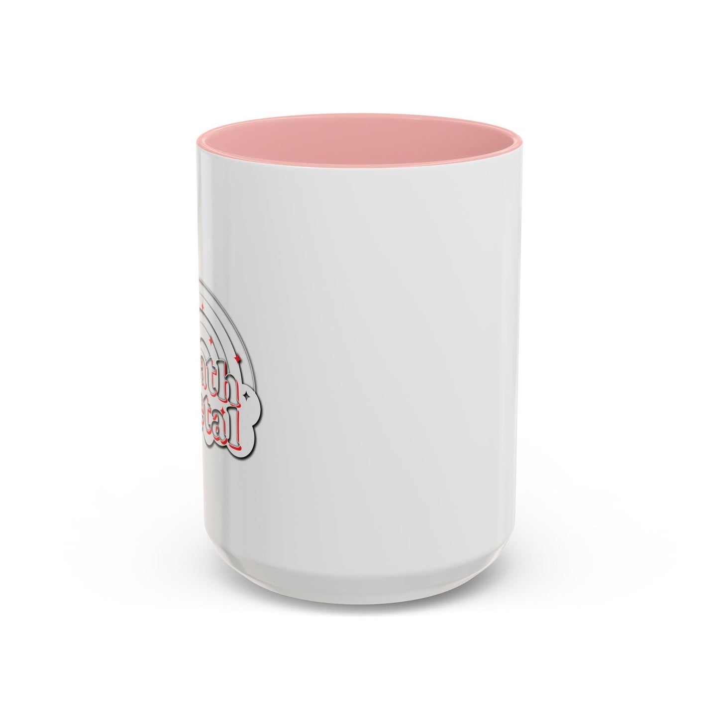 DEATH METAL UNICORN Accent BiColor Funny Sarcastic Mug