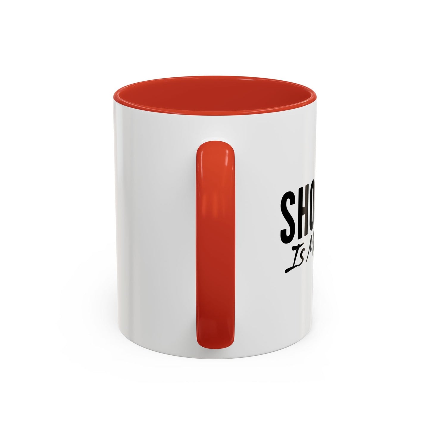 SHOPPING IS MY CARDIO Accent BiColor Funny Sarcastic Mug